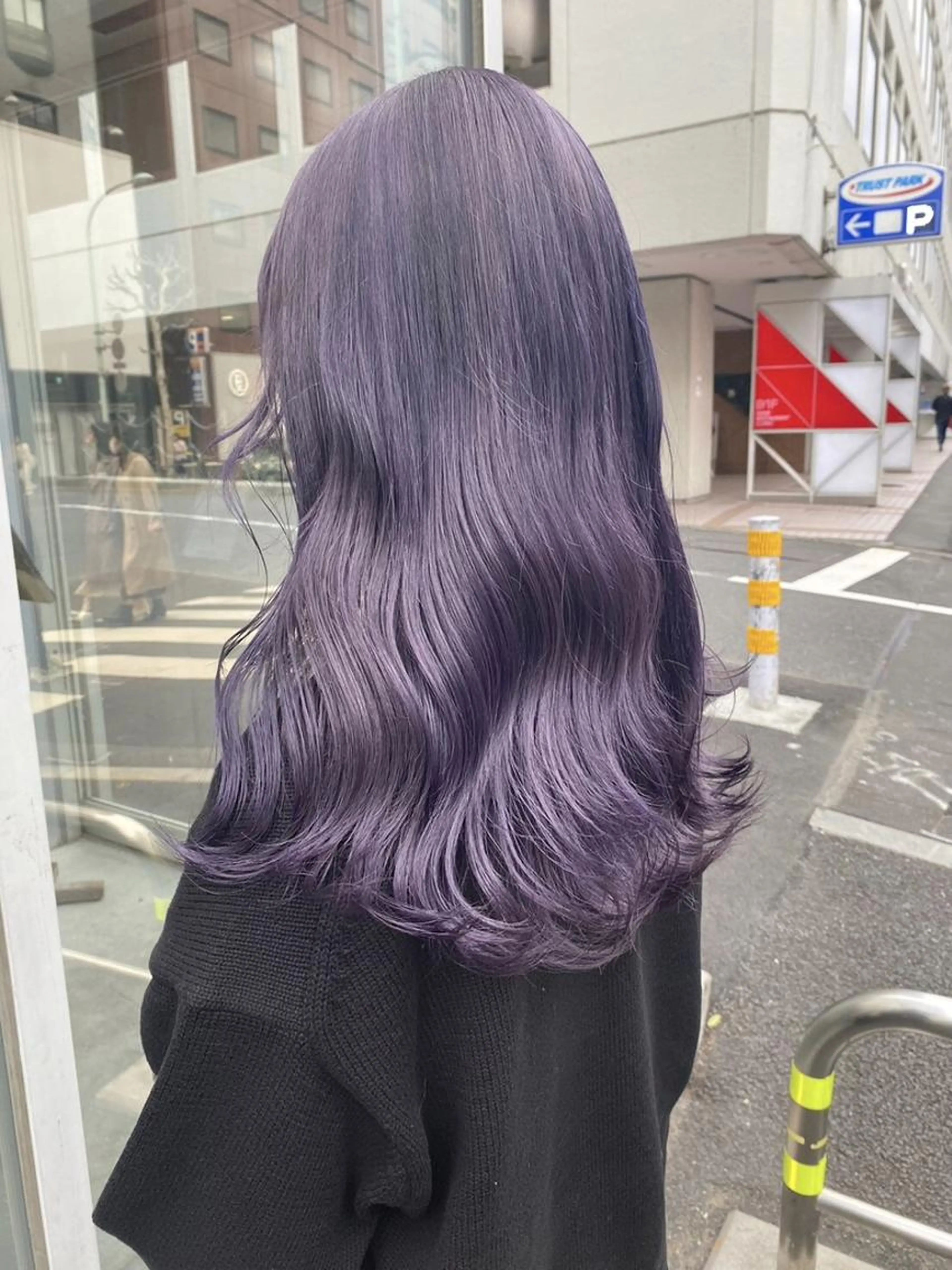 【💜期間限定メニュー💜】ブリーチありダブルカラー＋髪質改善トリートメントの写真