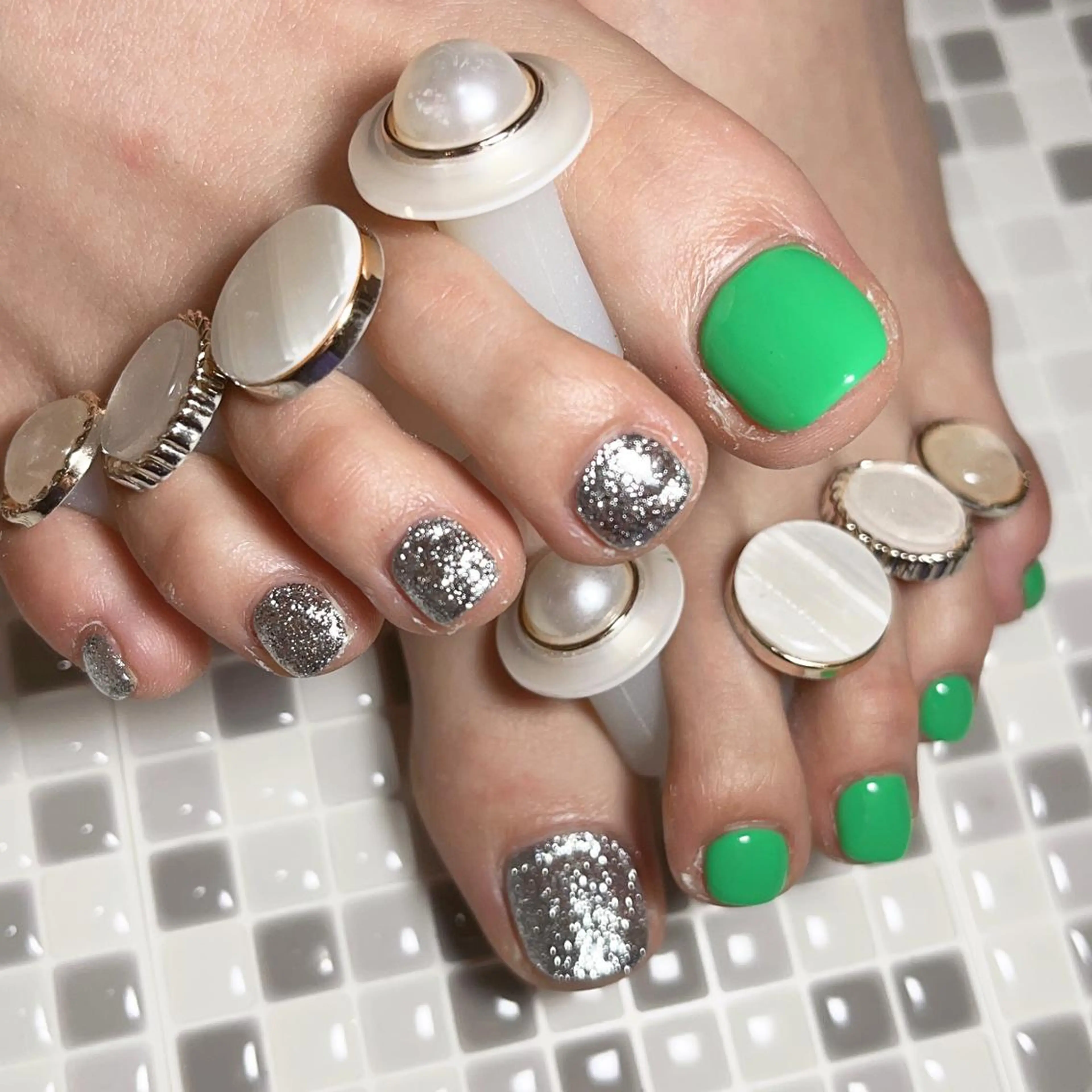 ネイル フットネイル ワンカラーネイル nailist yuiのネイルデザイン