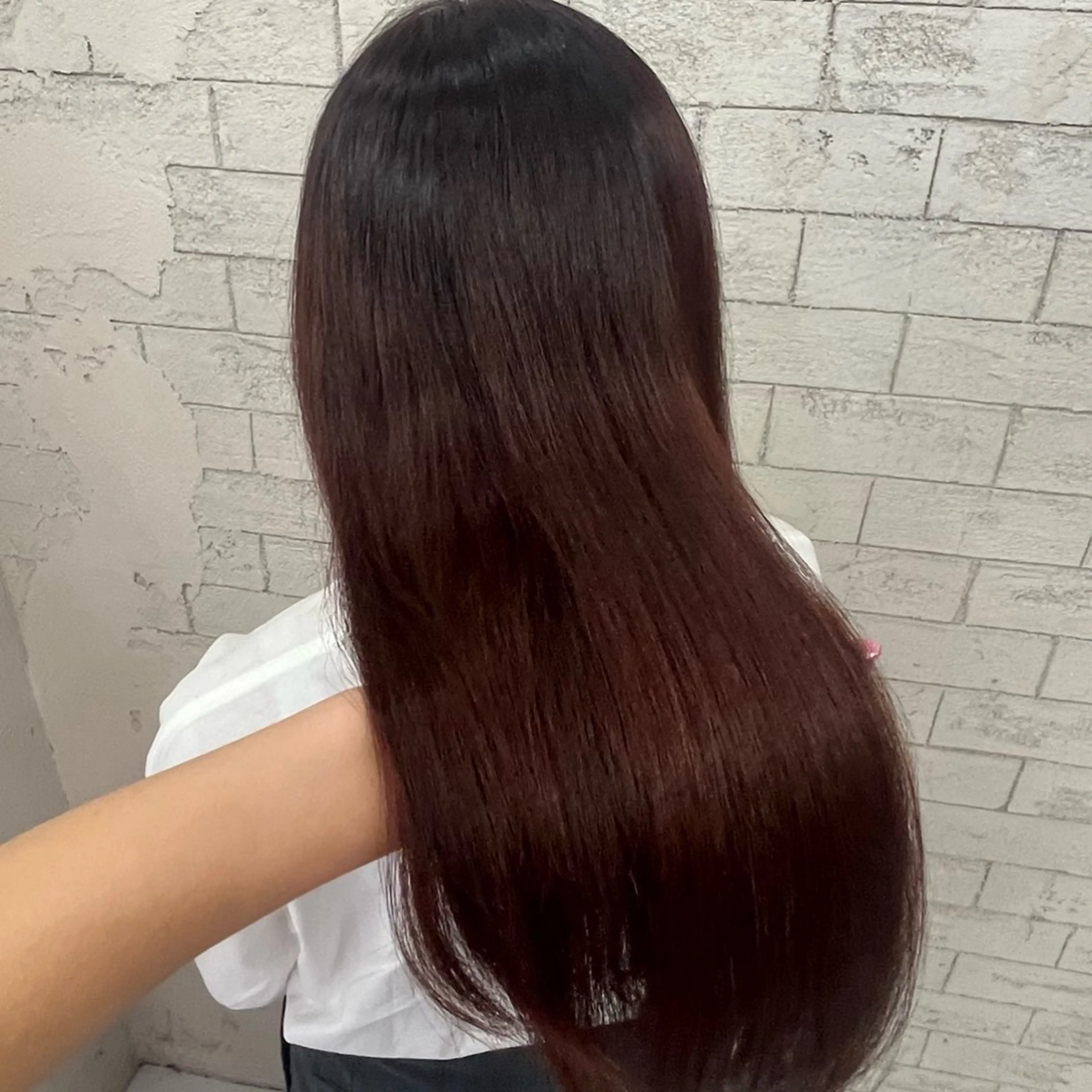 ロング カラー ブリーチ ブラウンカラー ブリーチなしカラー レッドカラー レッドブラウン 🫧ハイトーン/ ペールカラー🕊♡雛のヘアスタイル