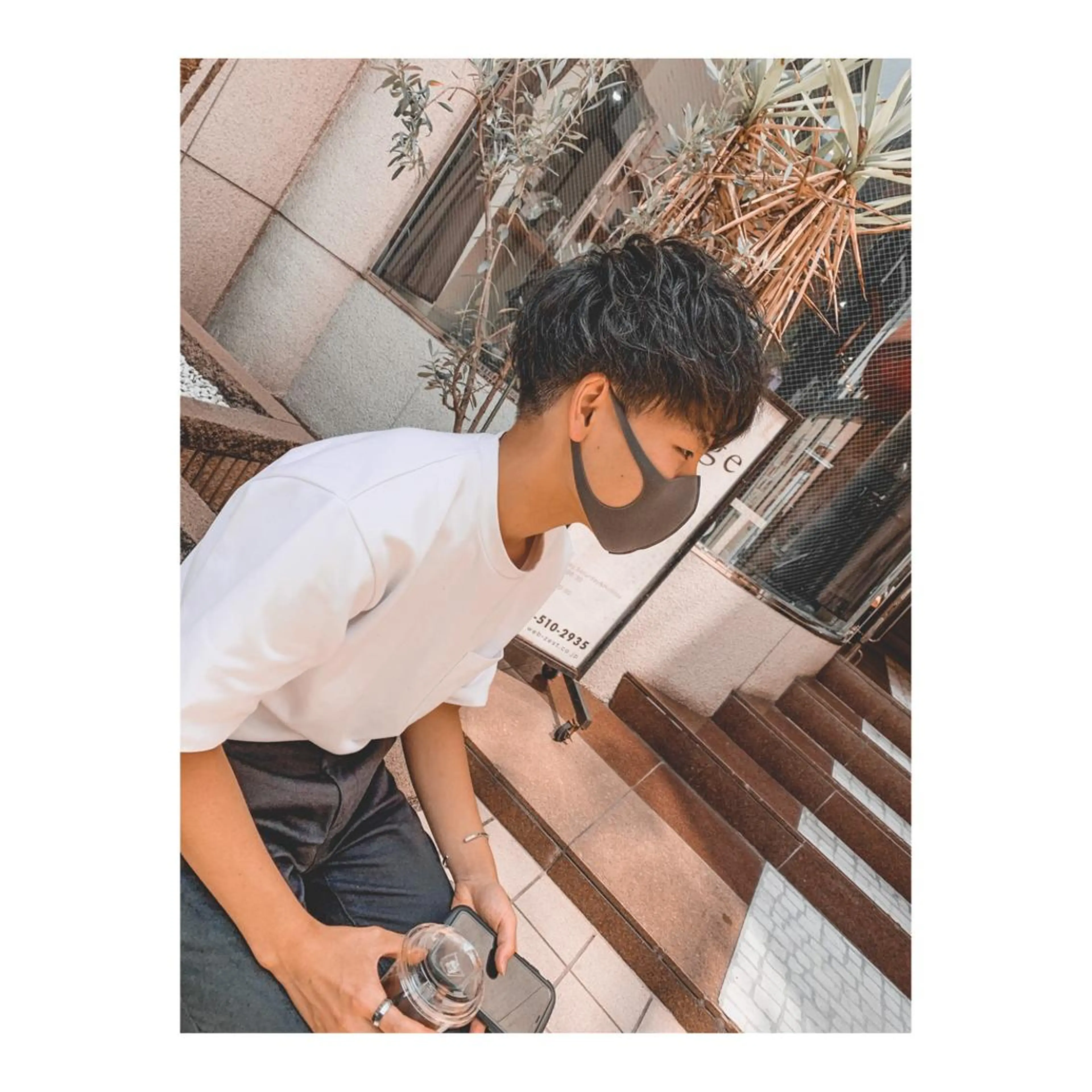 ショート ヘアアレンジ メンズ ange☞ soutaのヘアスタイル