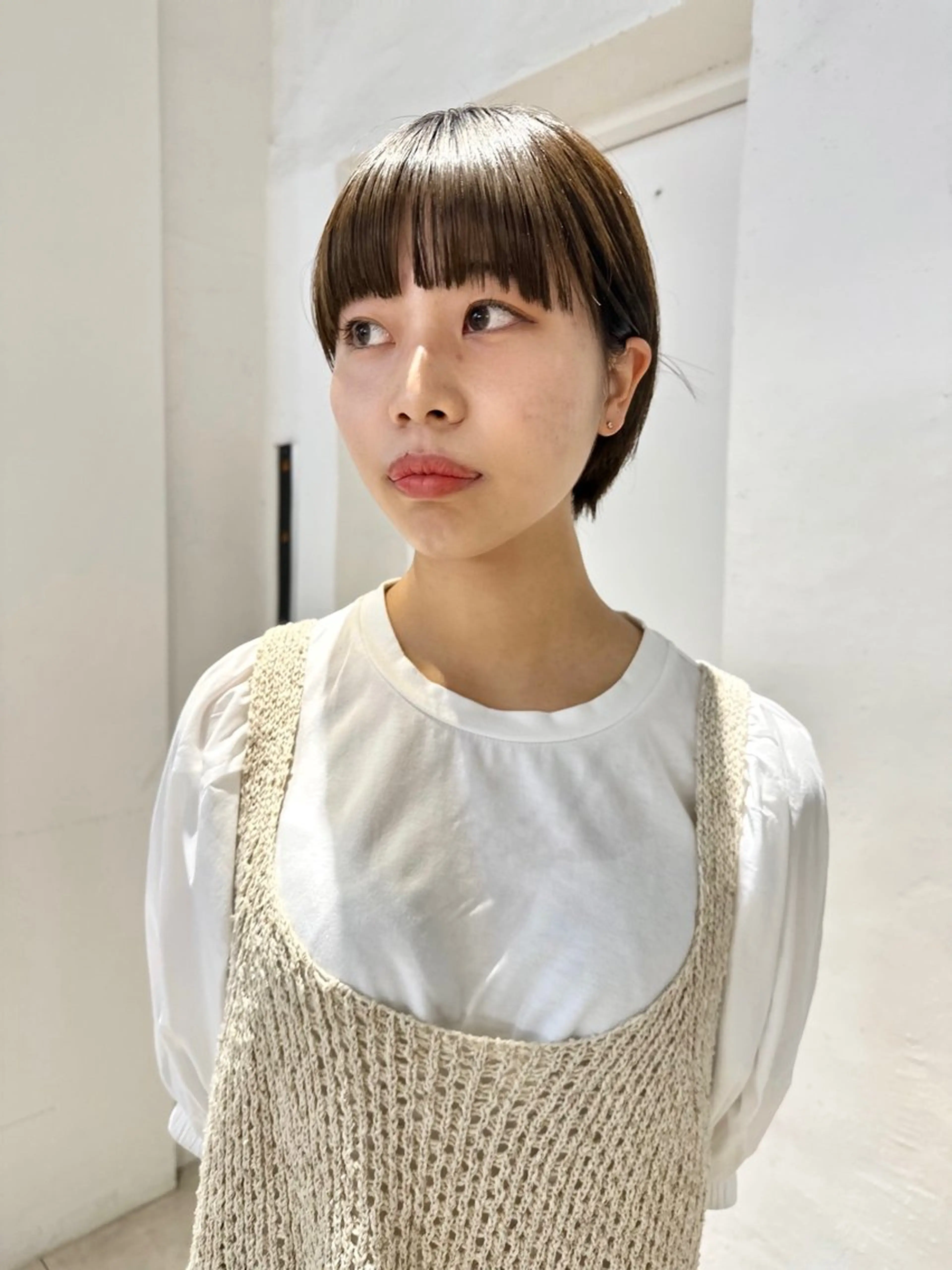 ショート カラー ショートボブ ボブ ショートヘア 顔周りカット/透明感 カラー✂️MEIのヘアスタイル