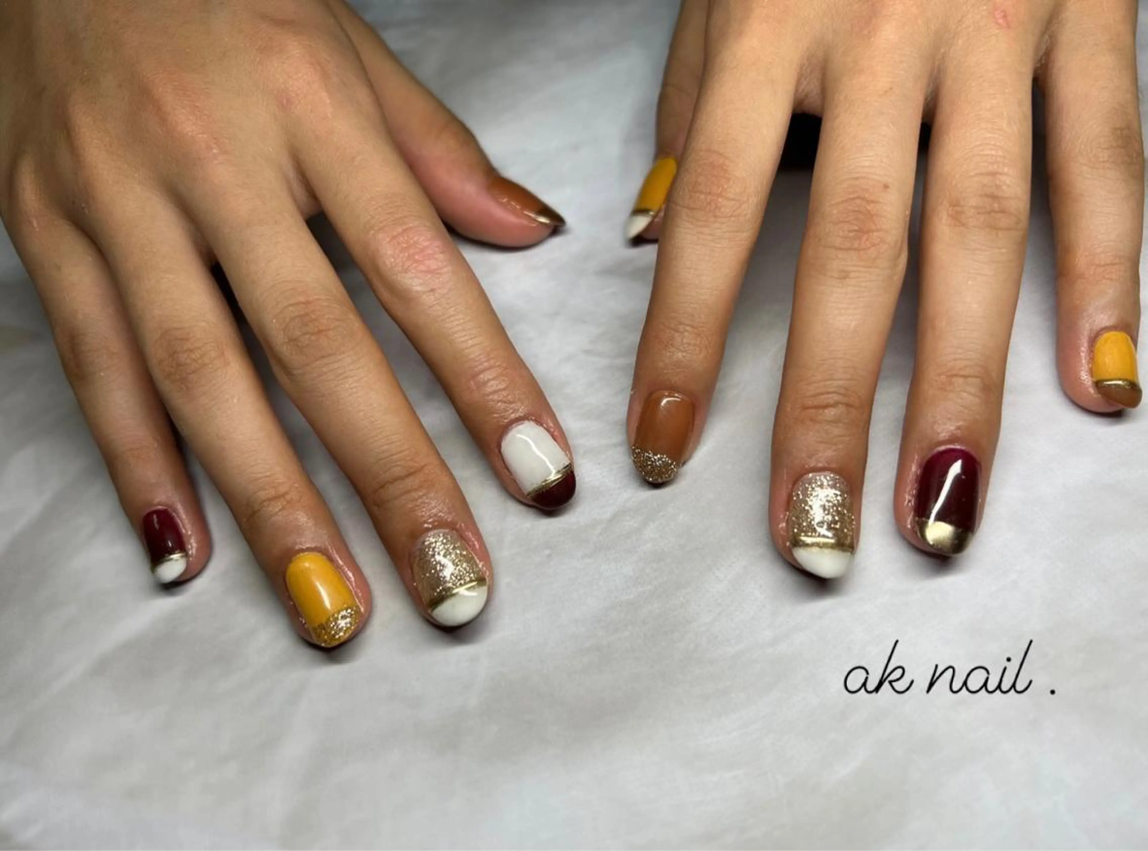 ネイル ハンドネイル ak nail .のネイルデザイン
