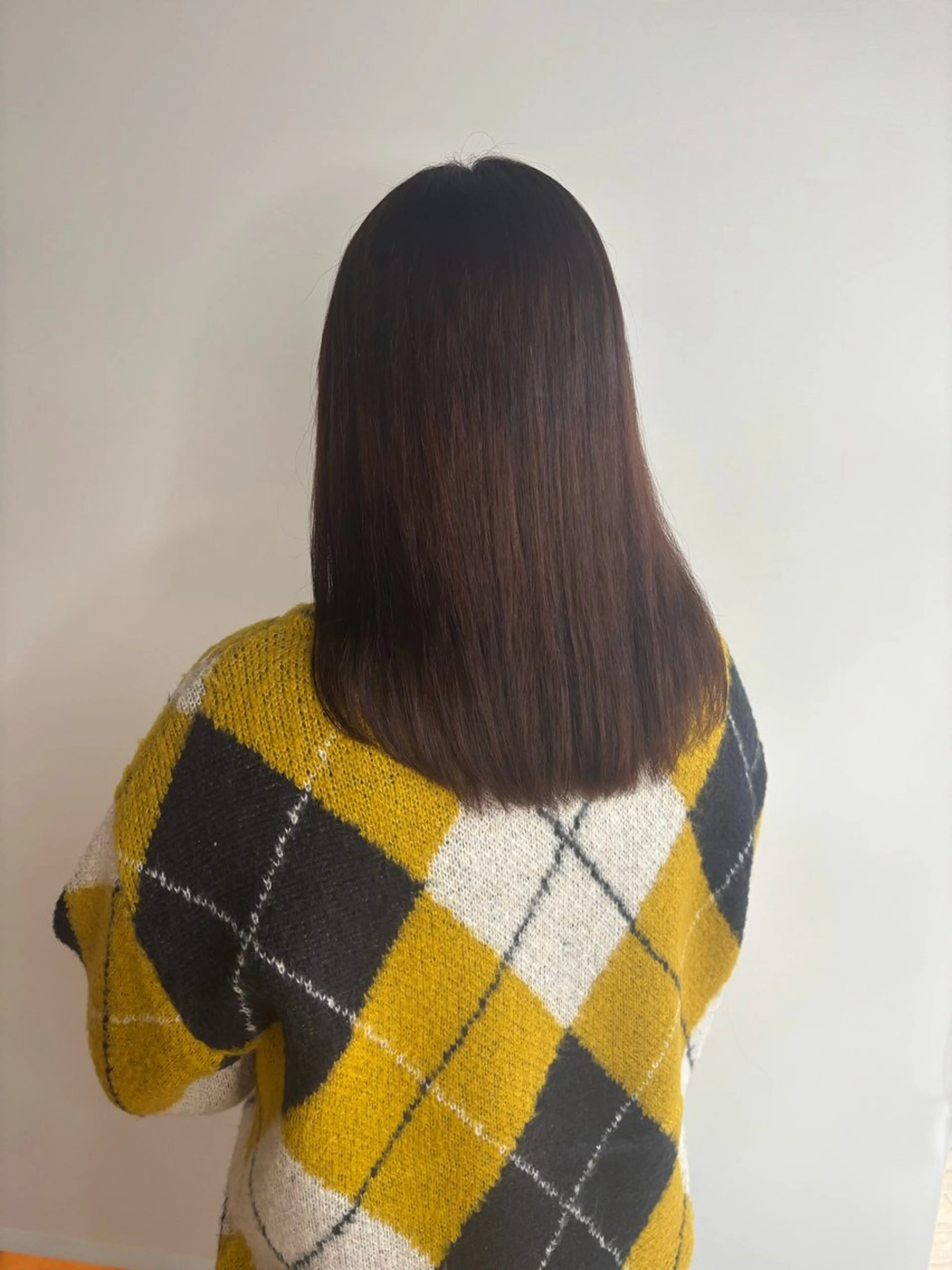 セミロング よしなり あみのヘアスタイル