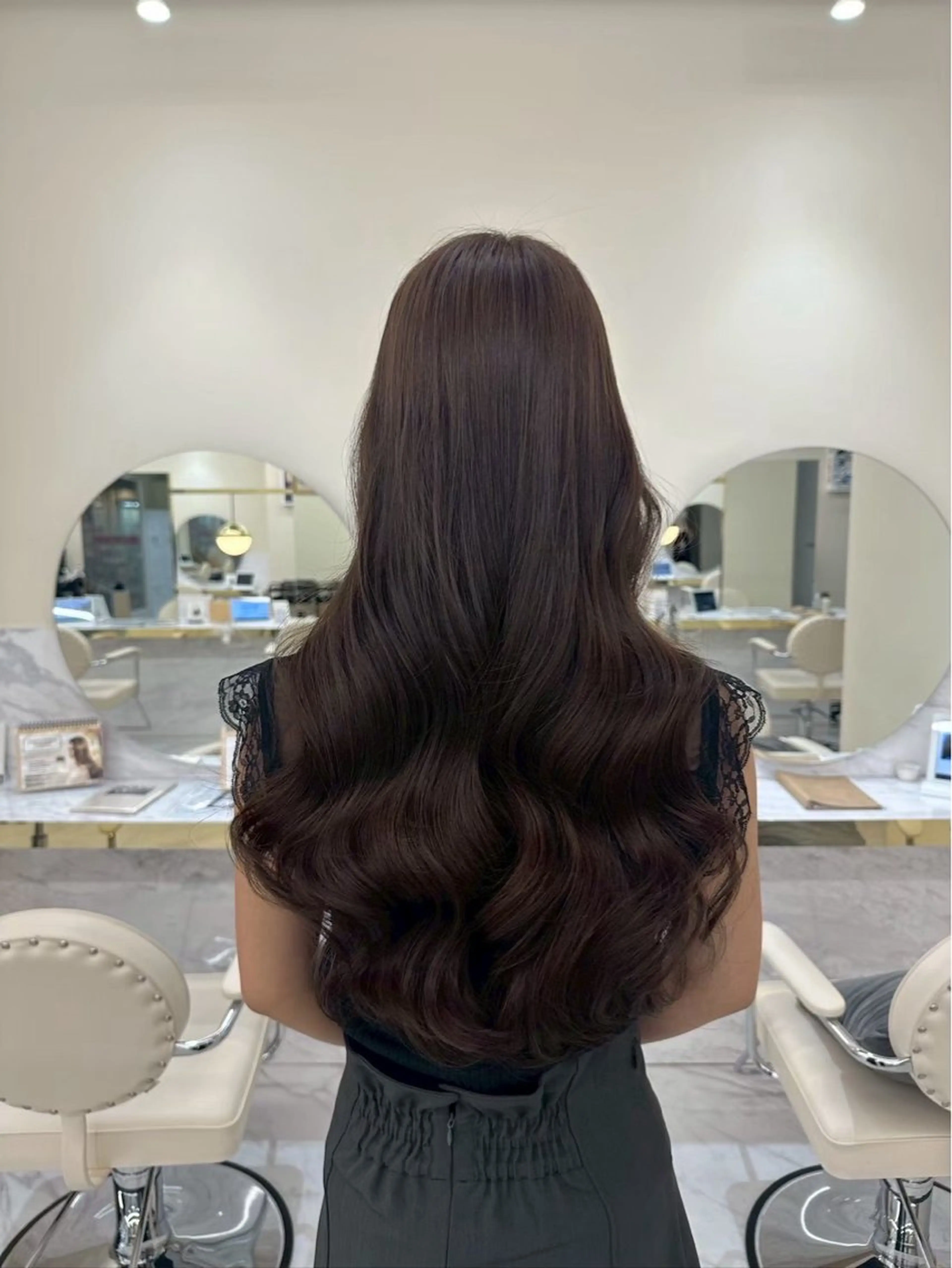 ロング カラー ブラウンカラー ダークブラウン ヘアカラー 髪質改善🫧 カラー特化/Hinaのヘアスタイル