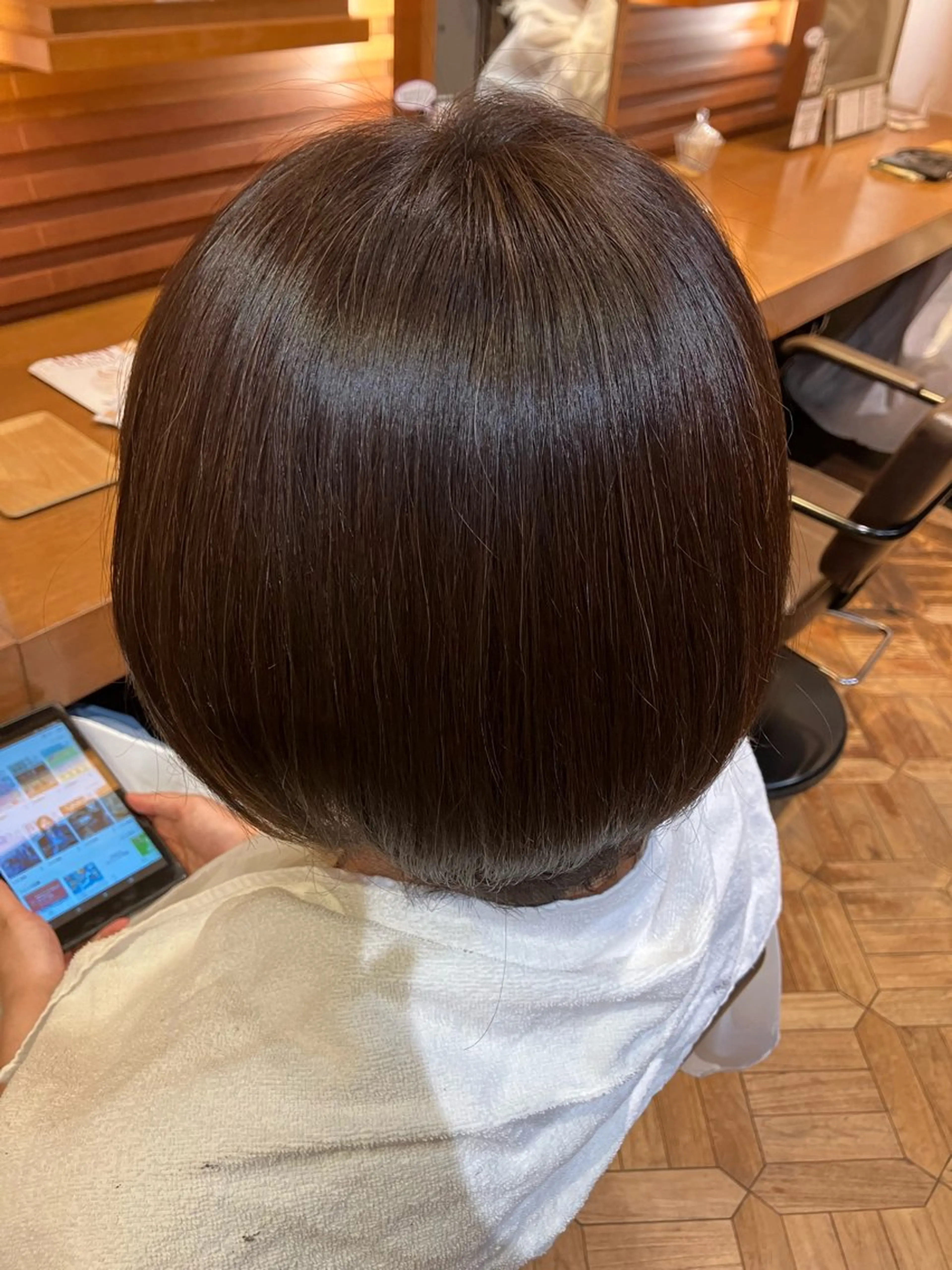 カラー グレージュ ヘアカラー miu 💫のヘアスタイル