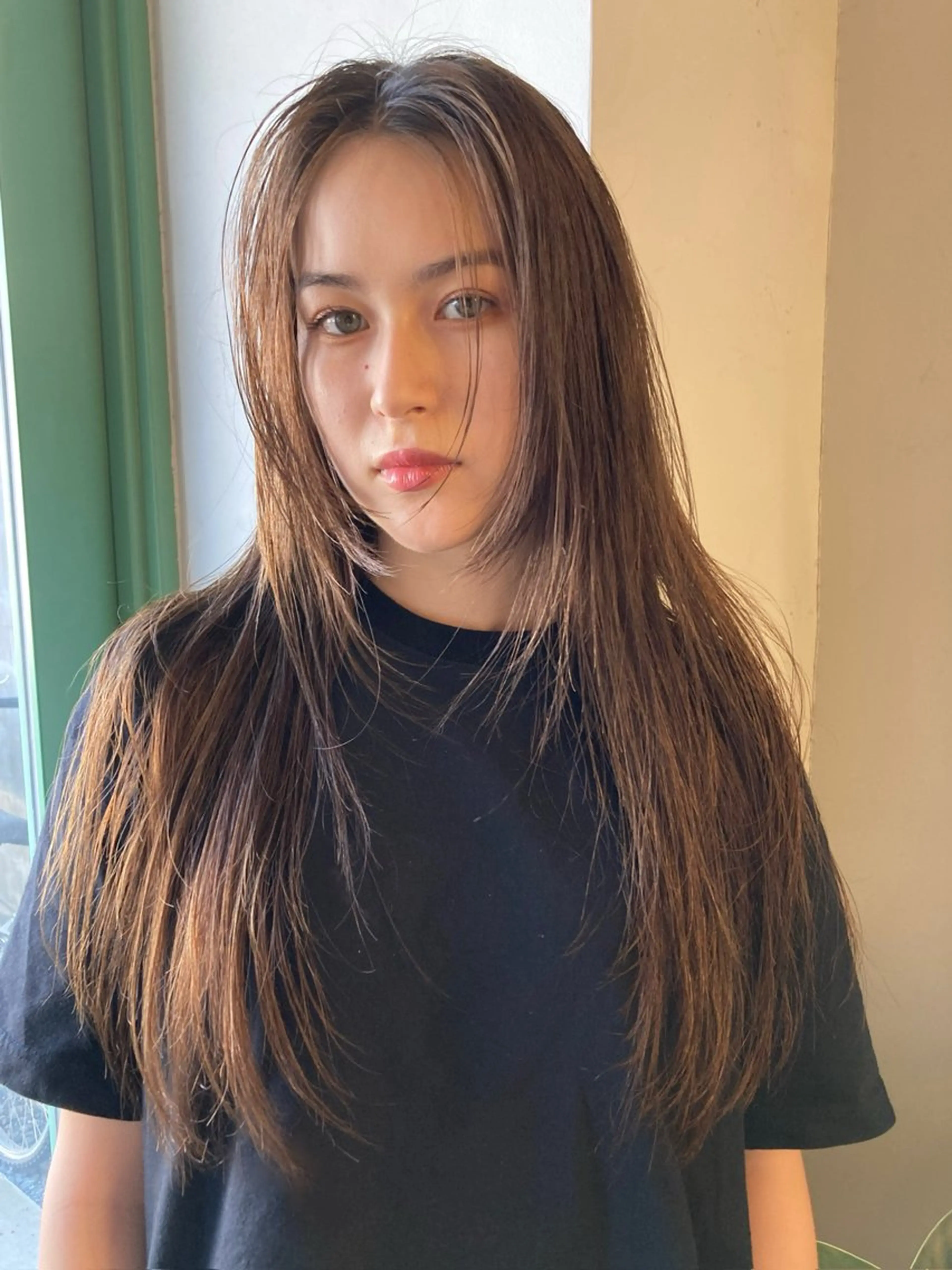 ロング カラー 顔周りカット レイヤーカット 🪐無料カットモデル 募集中🪐ナオキのヘアスタイル