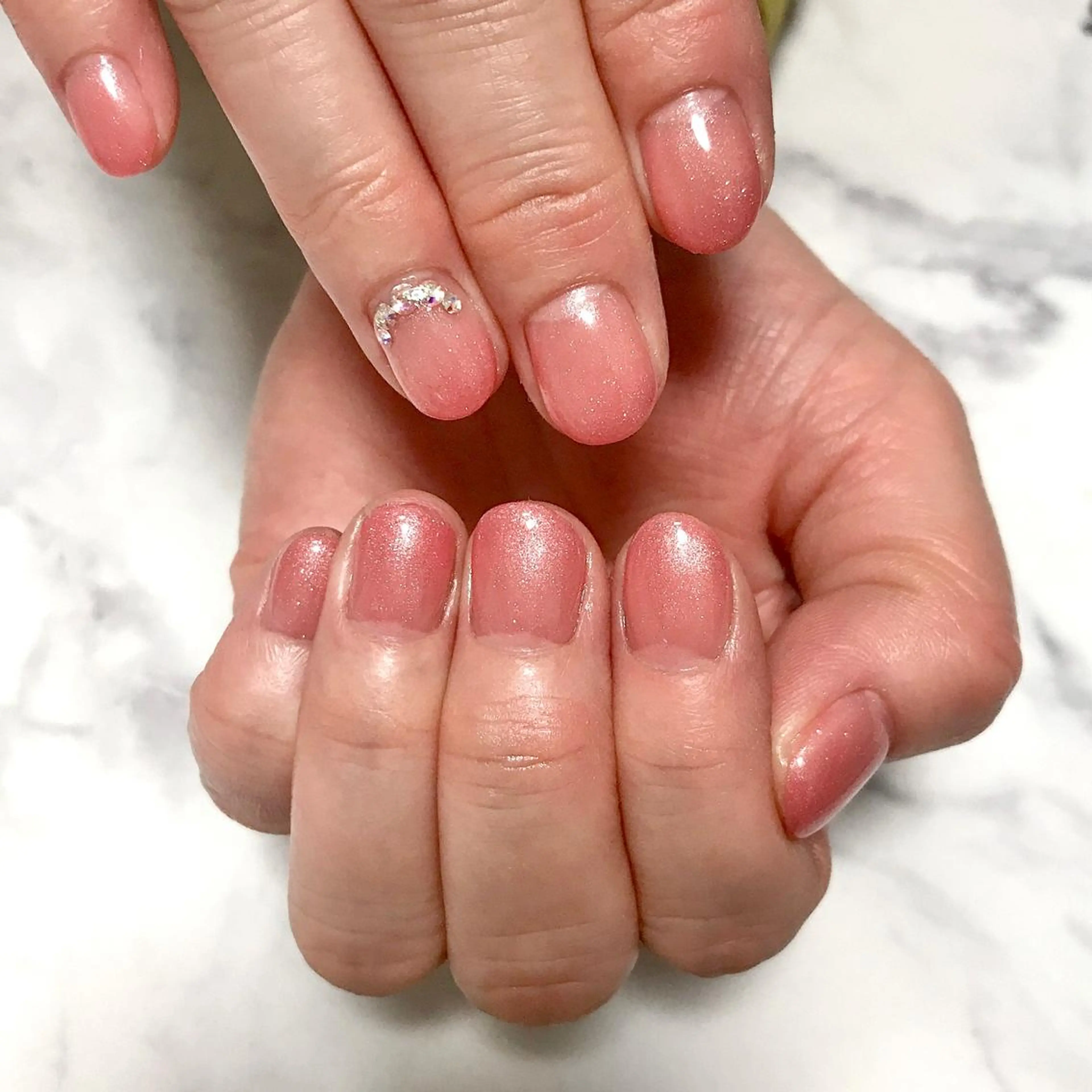 ネイル グラデーション オフィスネイル ワンカラーネイル シンプルネイル ステラ marikominoのネイルデザイン