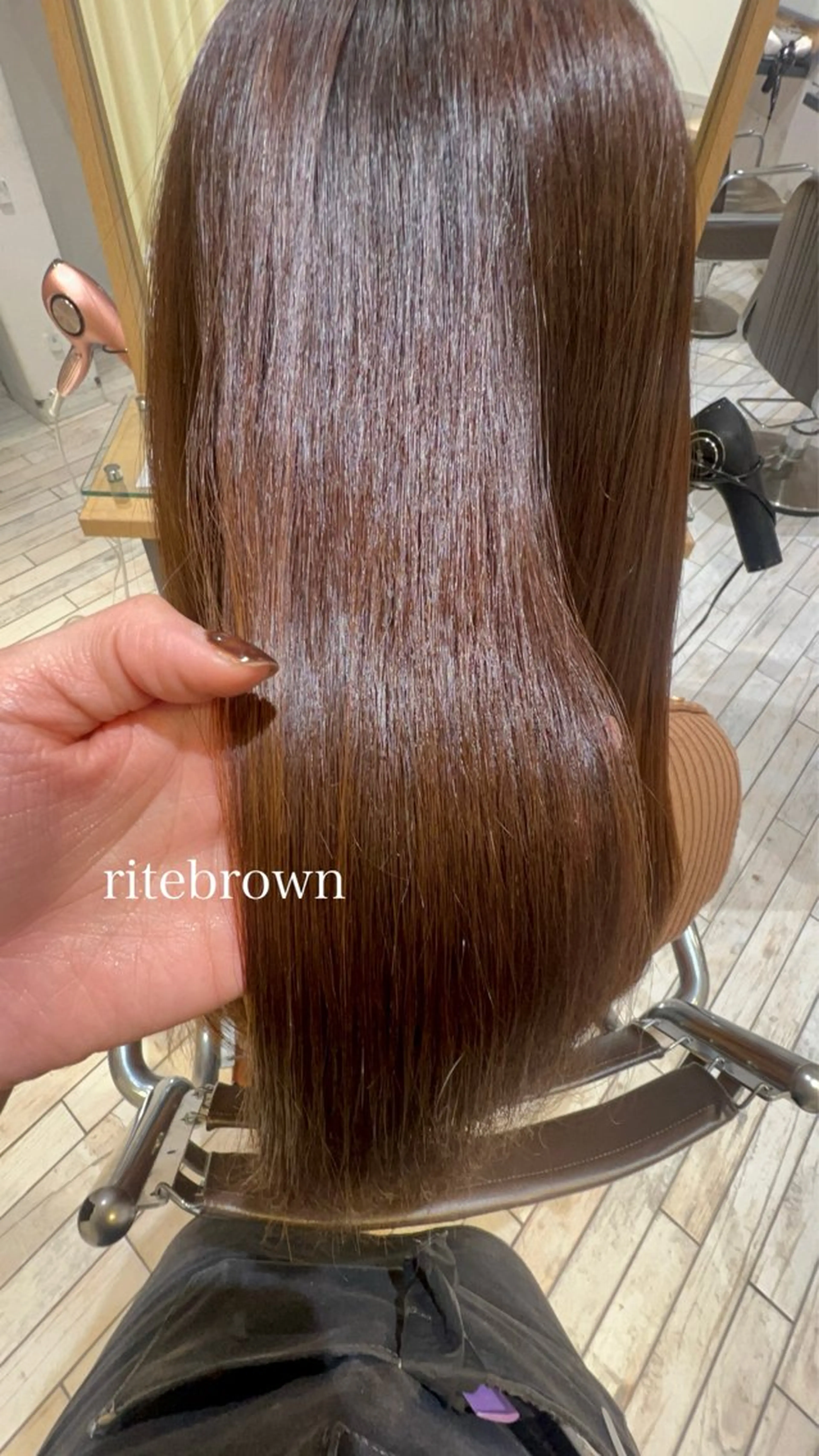 ロング カラー ブラウンカラー ヘアカラー Lumi2横浜店所属・サエ💎横浜 カラーモデル募集中のヘアスタイル