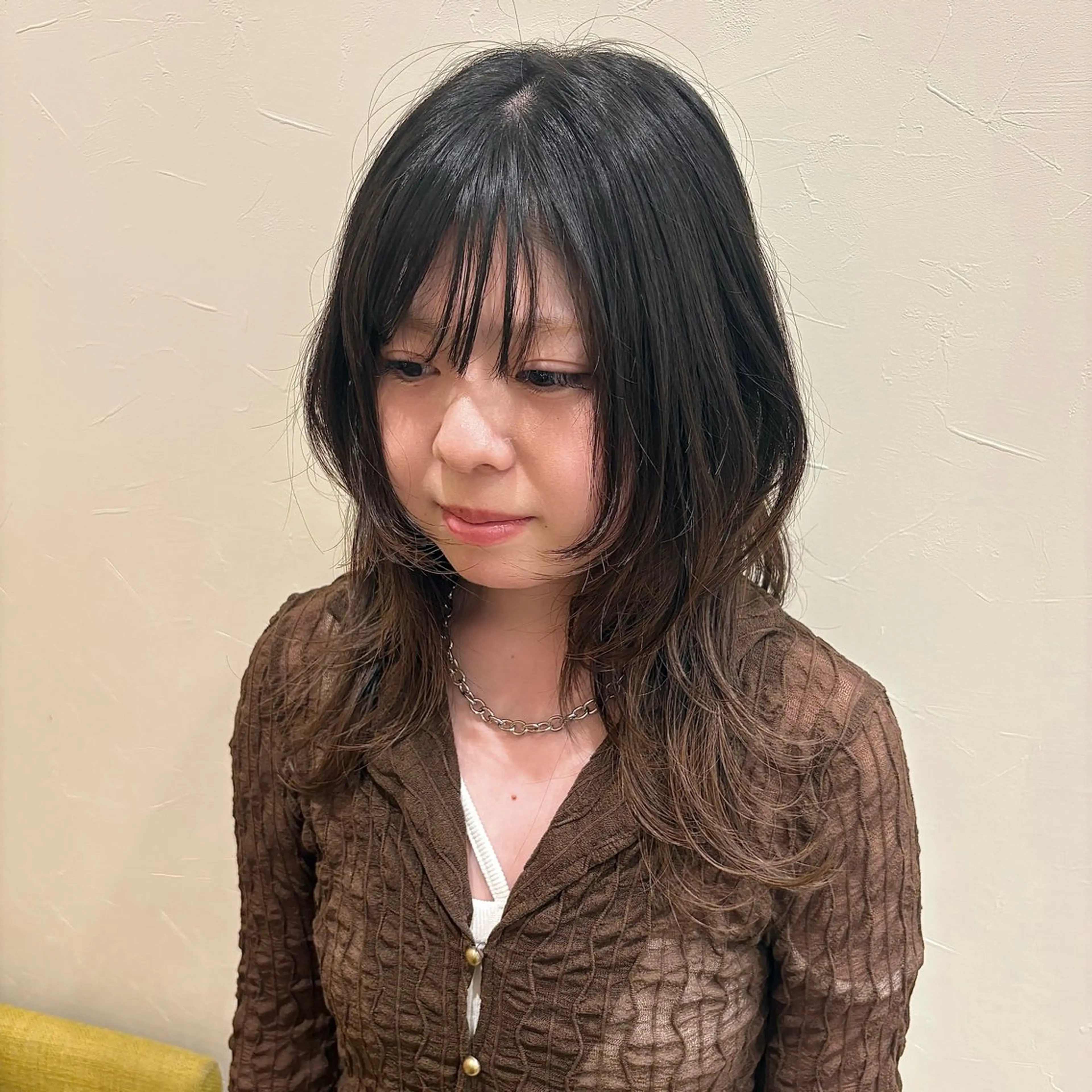 ロング ロングレイヤー レイヤーカット ロング トヨダ🤍 パーマのヘアスタイル