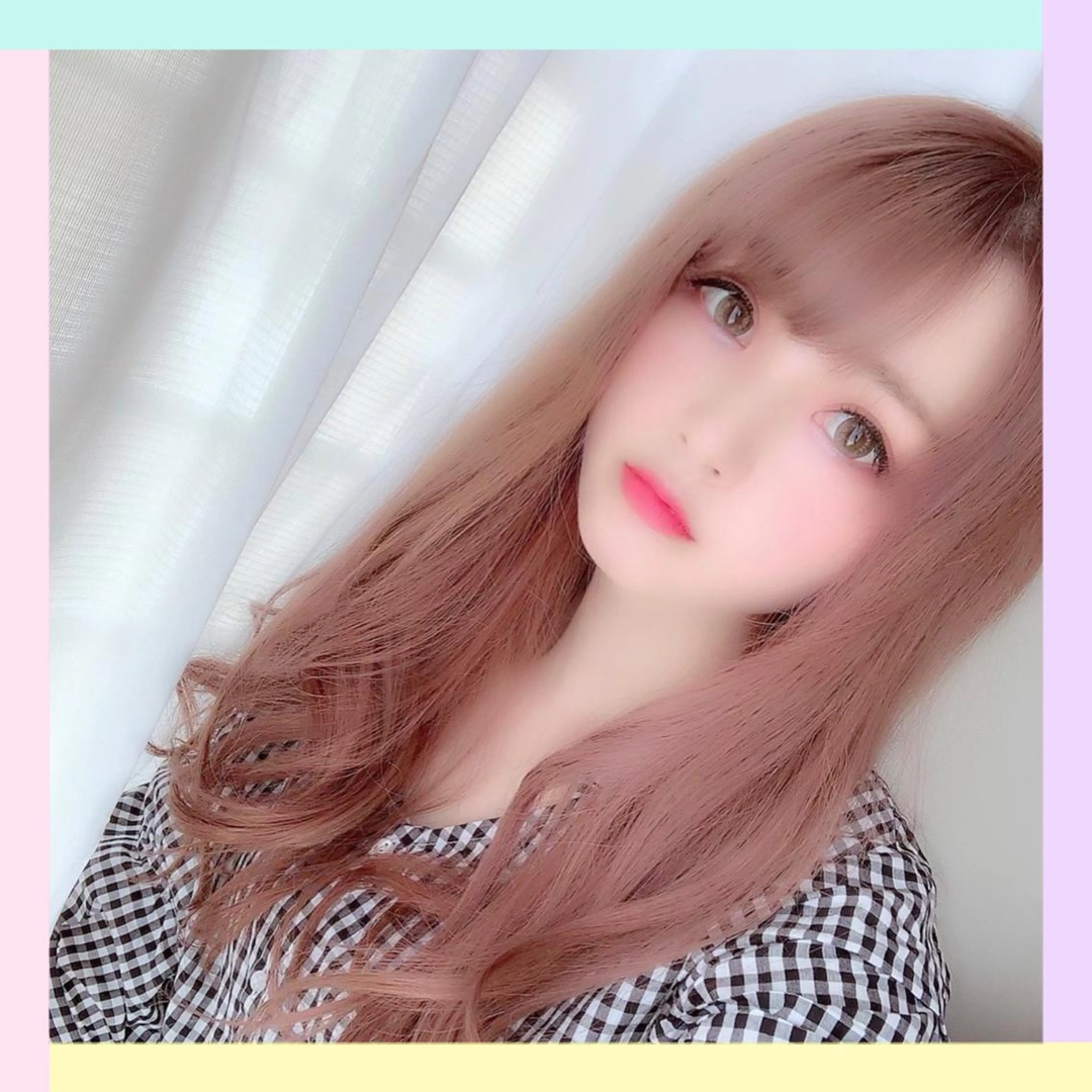 【💖当店自慢メニュー💖】♥艶カラー+最高級人毛シールエクステ60本+内部補修トリートメント エクカットの写真