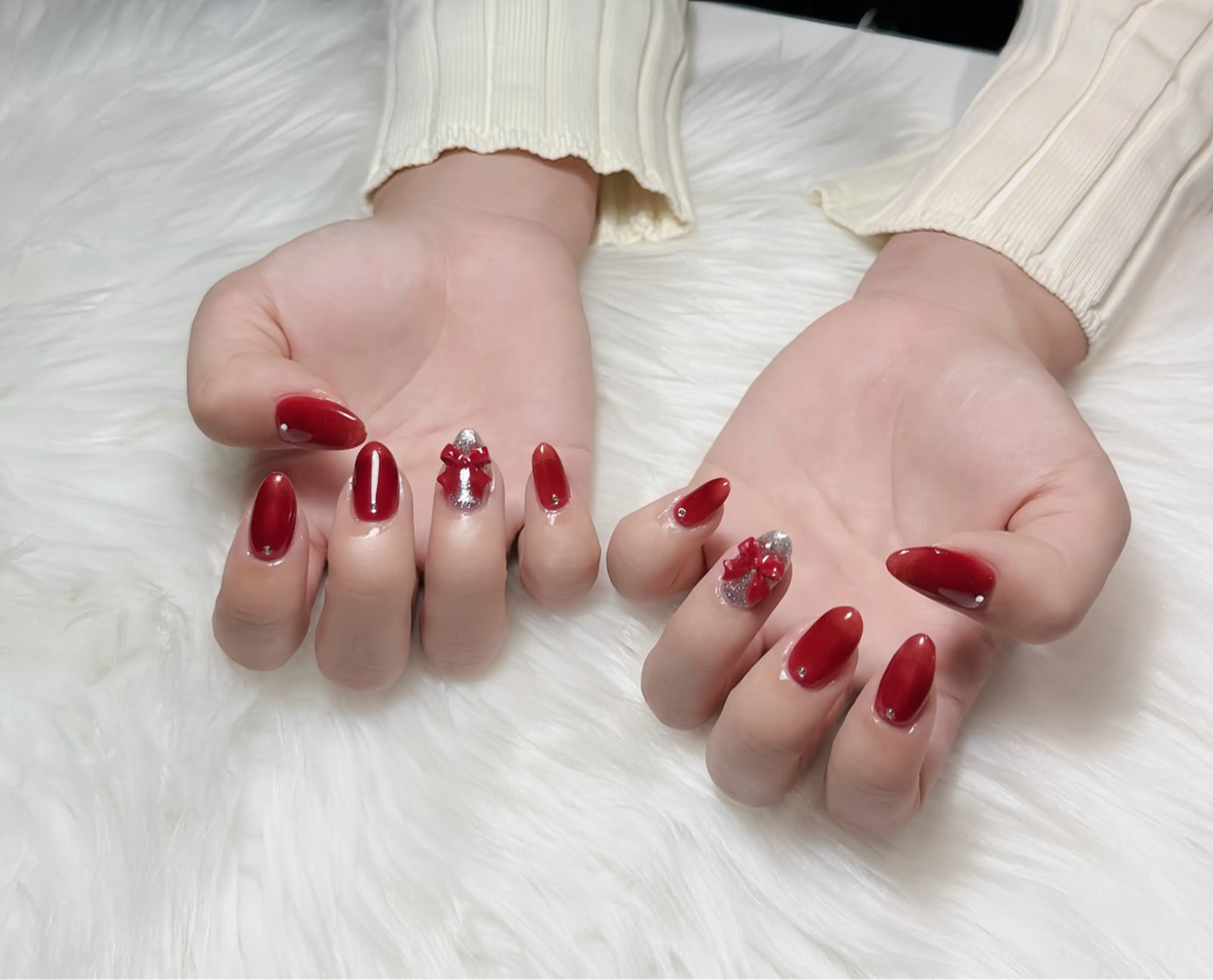 ネイル オーロラネイル チークネイル フットネイル フレンチネイル ジェルネイル ハンドネイル Nichi Nails❤️のネイルデザイン