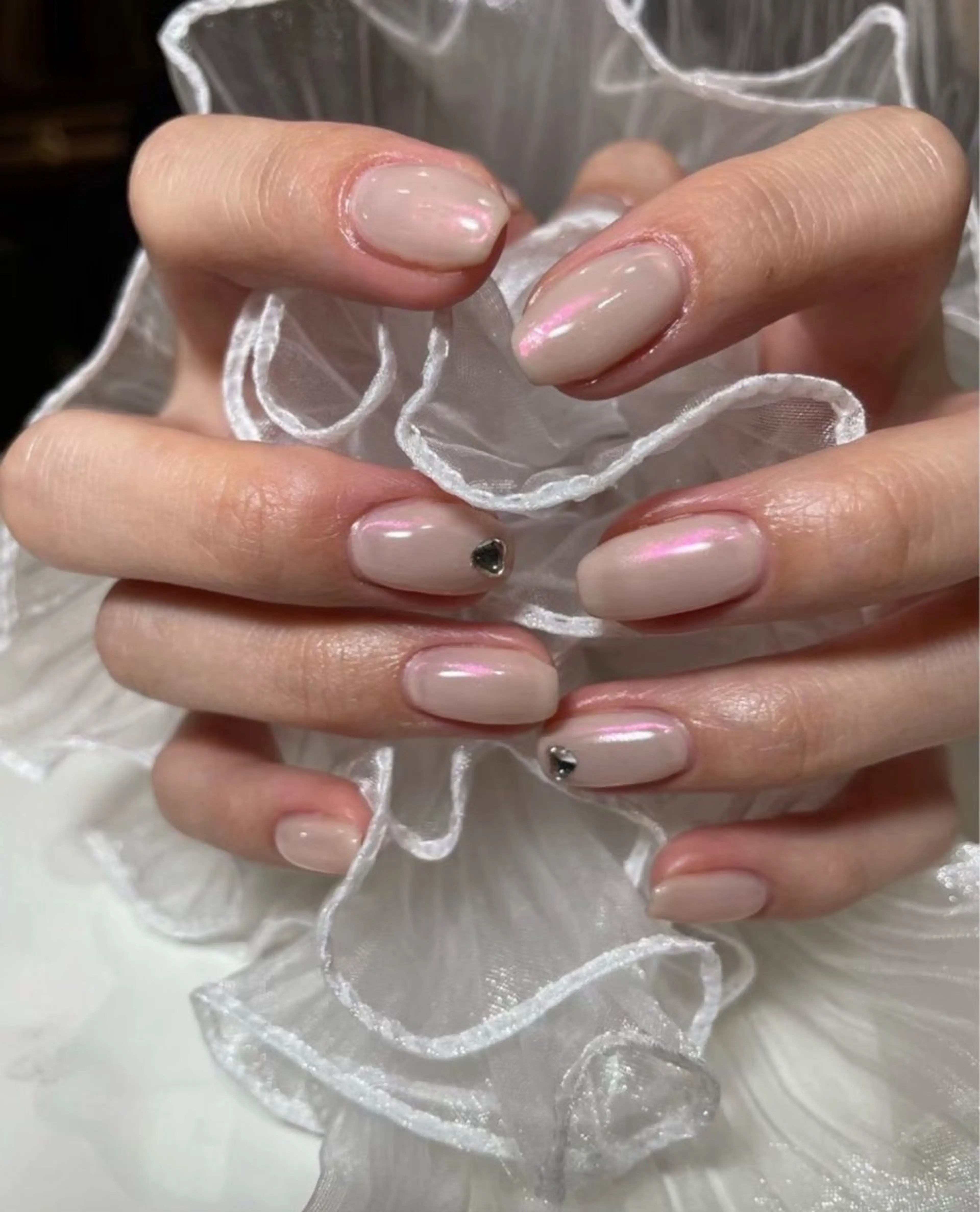 ネイル ハンドネイル 透明感カラー/ ネイル💅まりなのヘアスタイル