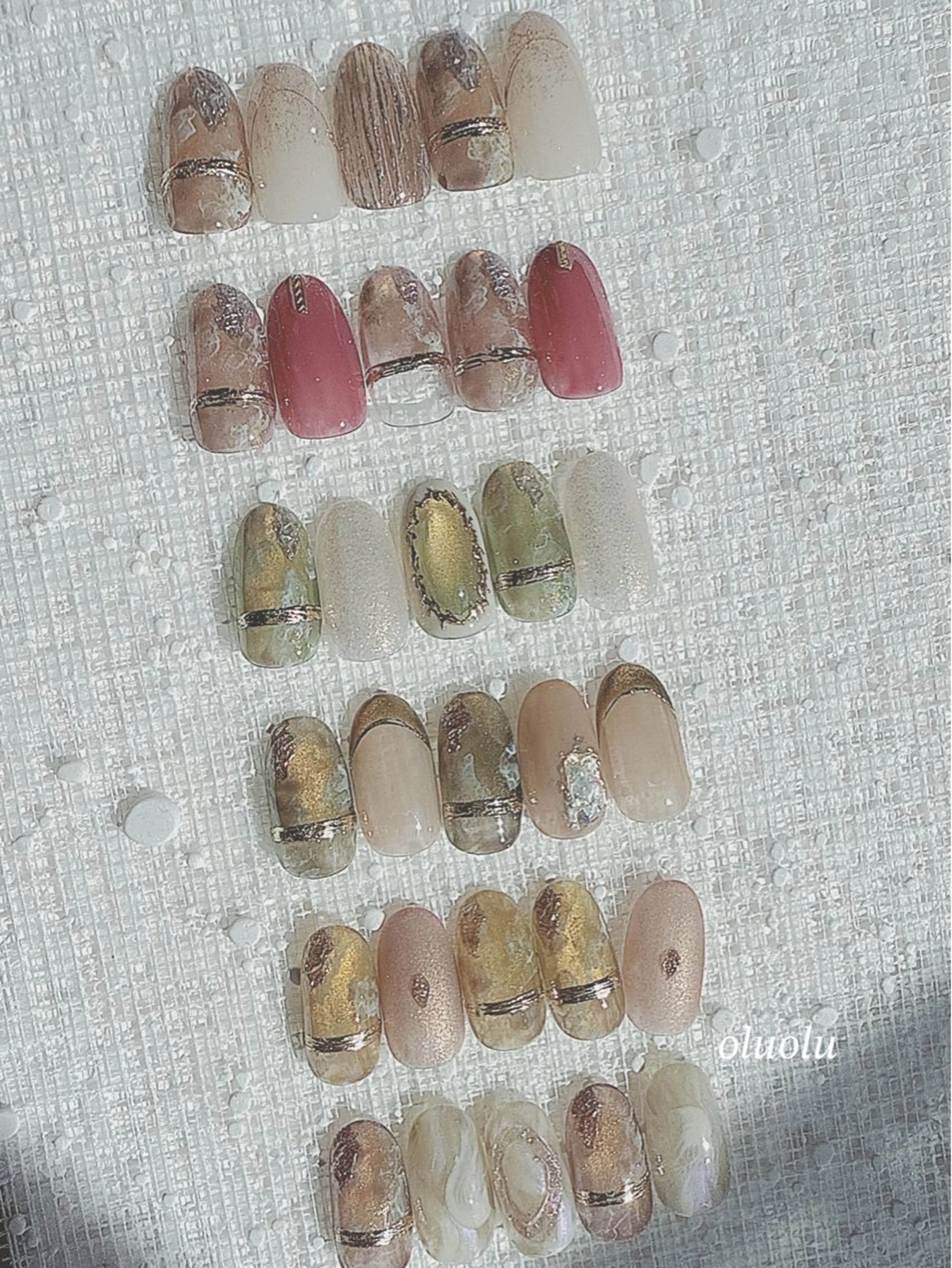 ネイル アートネイル マグネットネイル ミラーネイル ニュアンスネイル ハンドネイル 大村 紬華のネイルデザイン