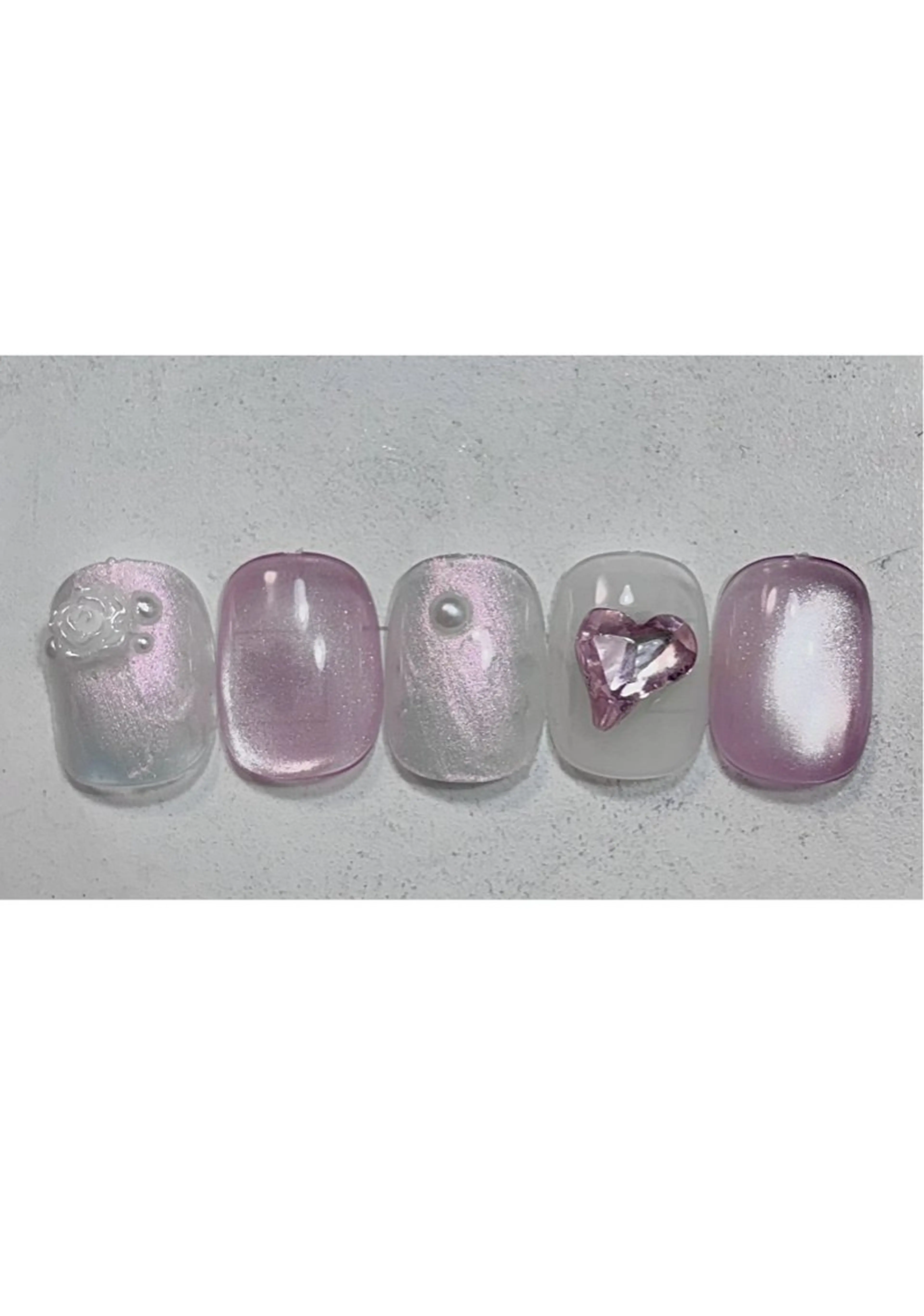 さくらピンクネイル （初回ソフトジェルオフ無料✨長さ出しオフ+1600)💅の写真