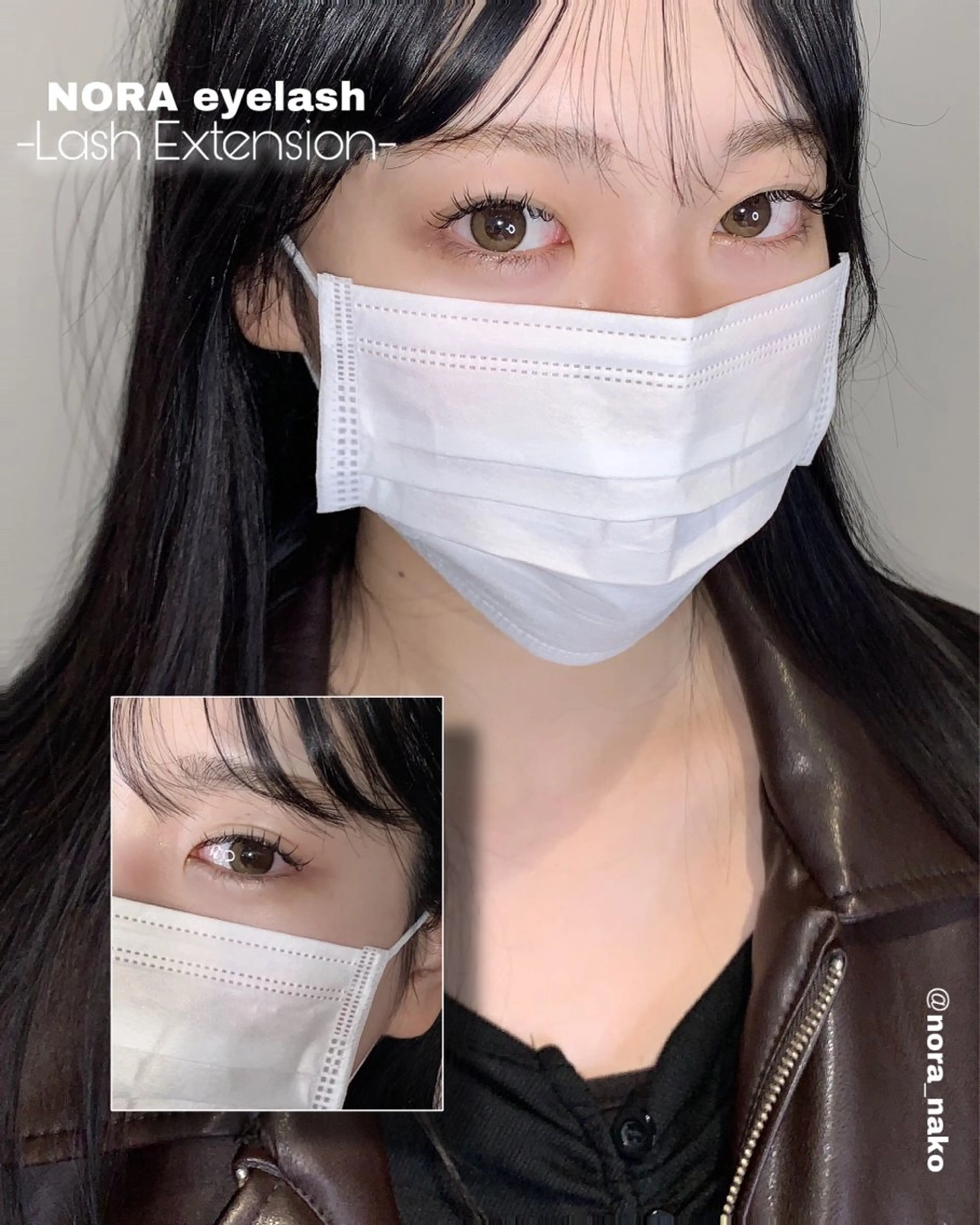 マツエク・マツパ 韓国風マツエク NORAアイラッシュ 🩵NANAKOのマツエク・マツパデザイン