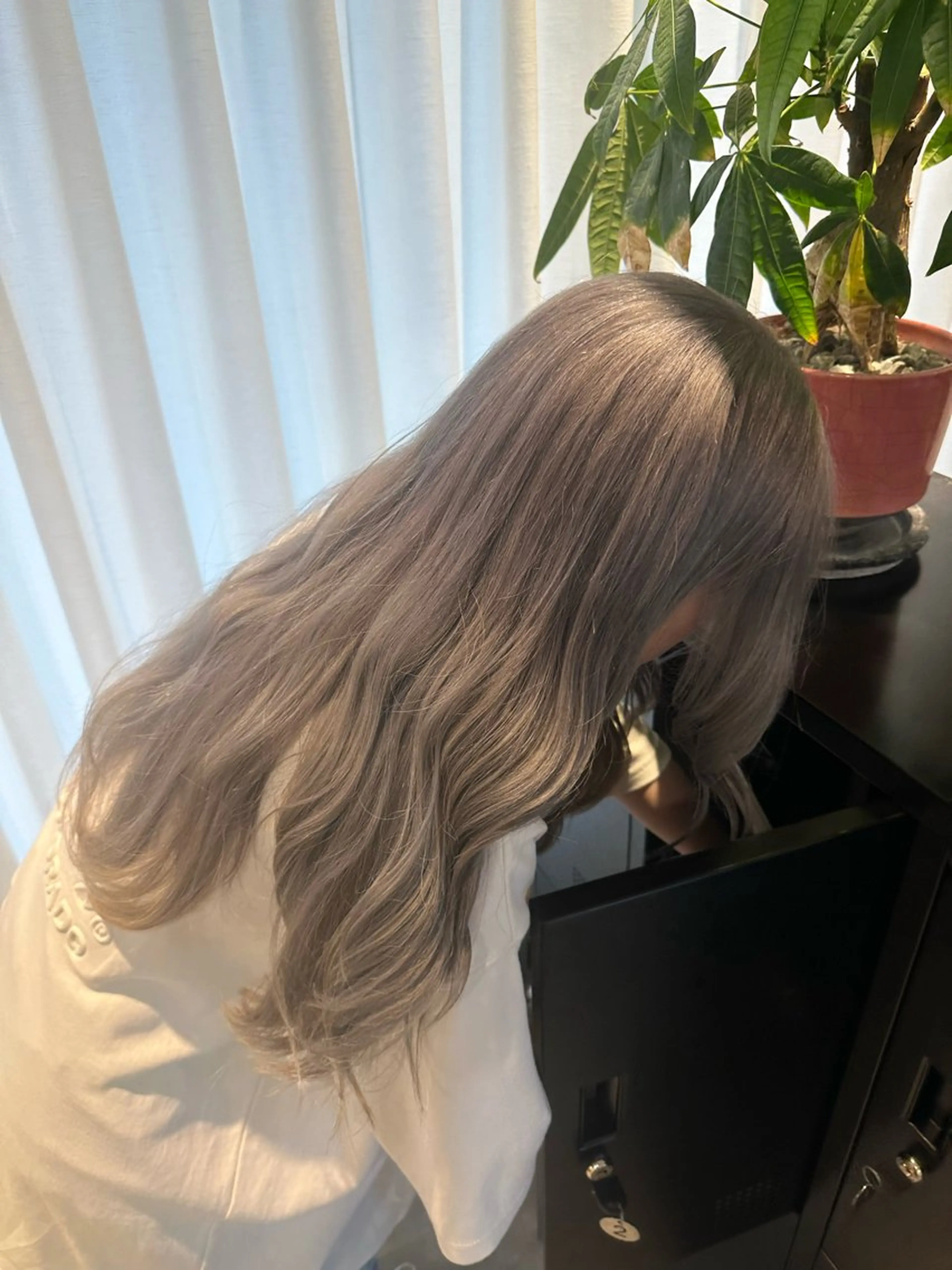 ロング カラー HANAME 原宿美容室のヘアスタイル