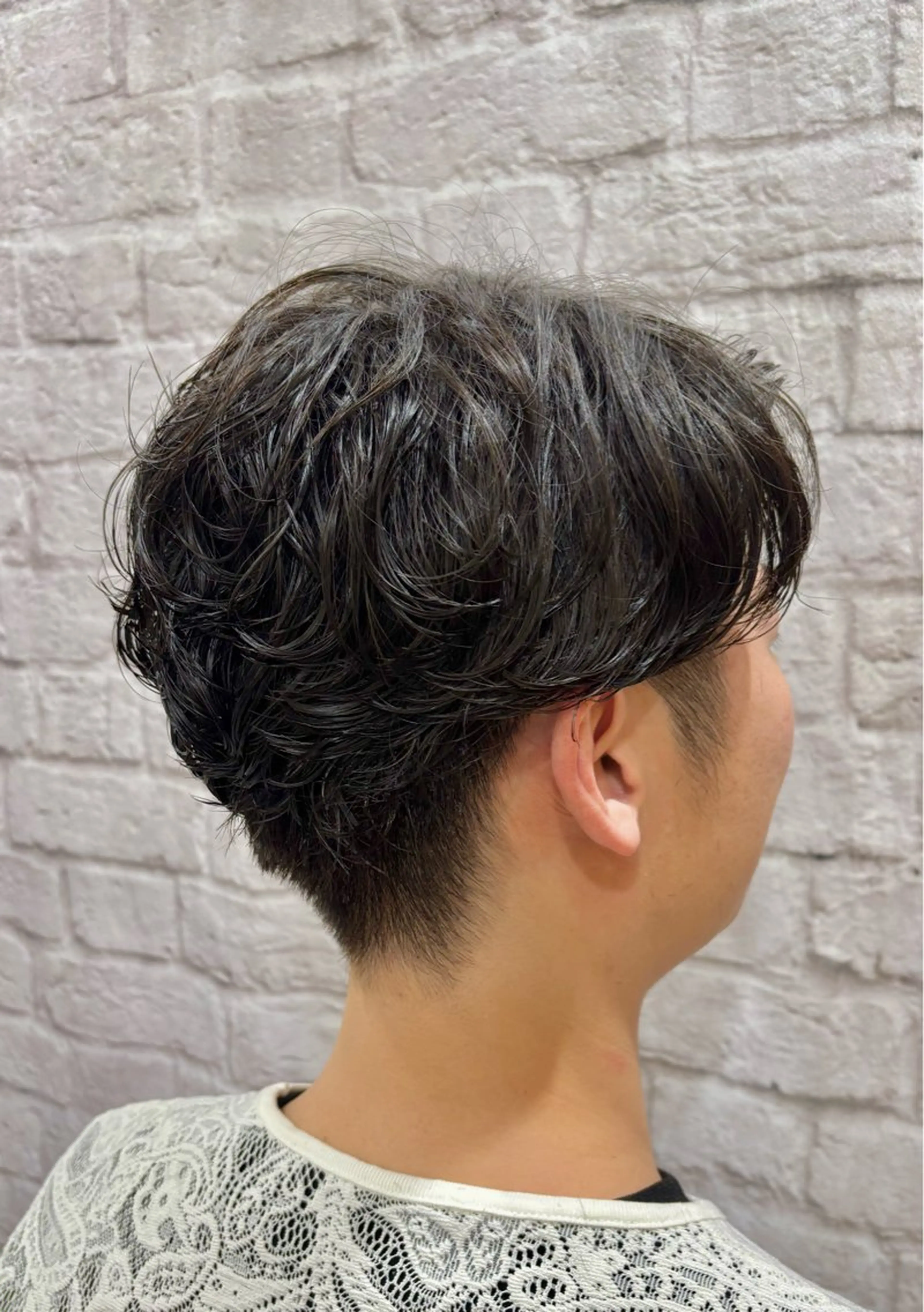 ミディアム パーマ おおしろ ふくしのヘアスタイル
