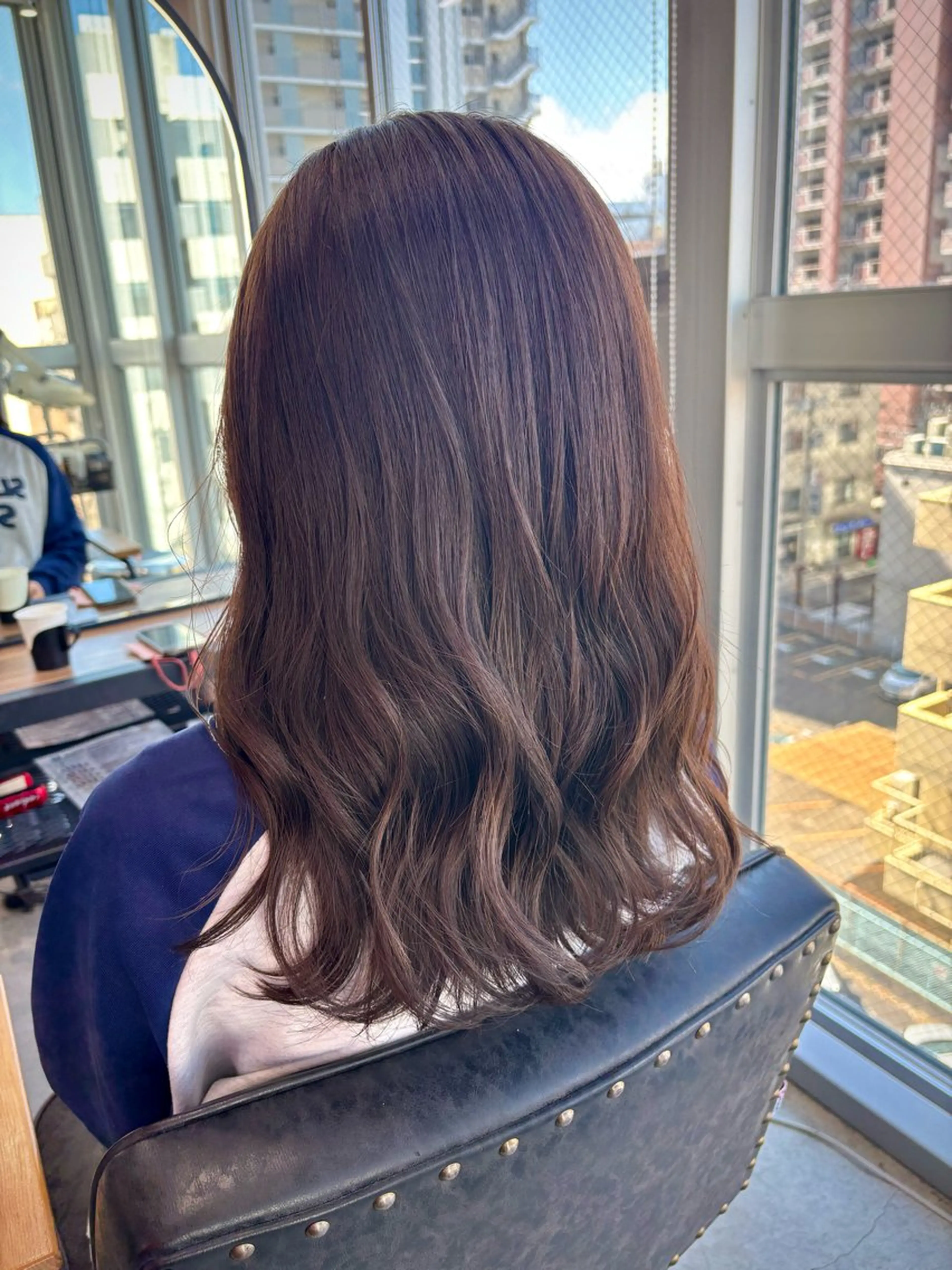 セミロング カット ヘアカラー トリートメント 伊藤 優花のヘアスタイル