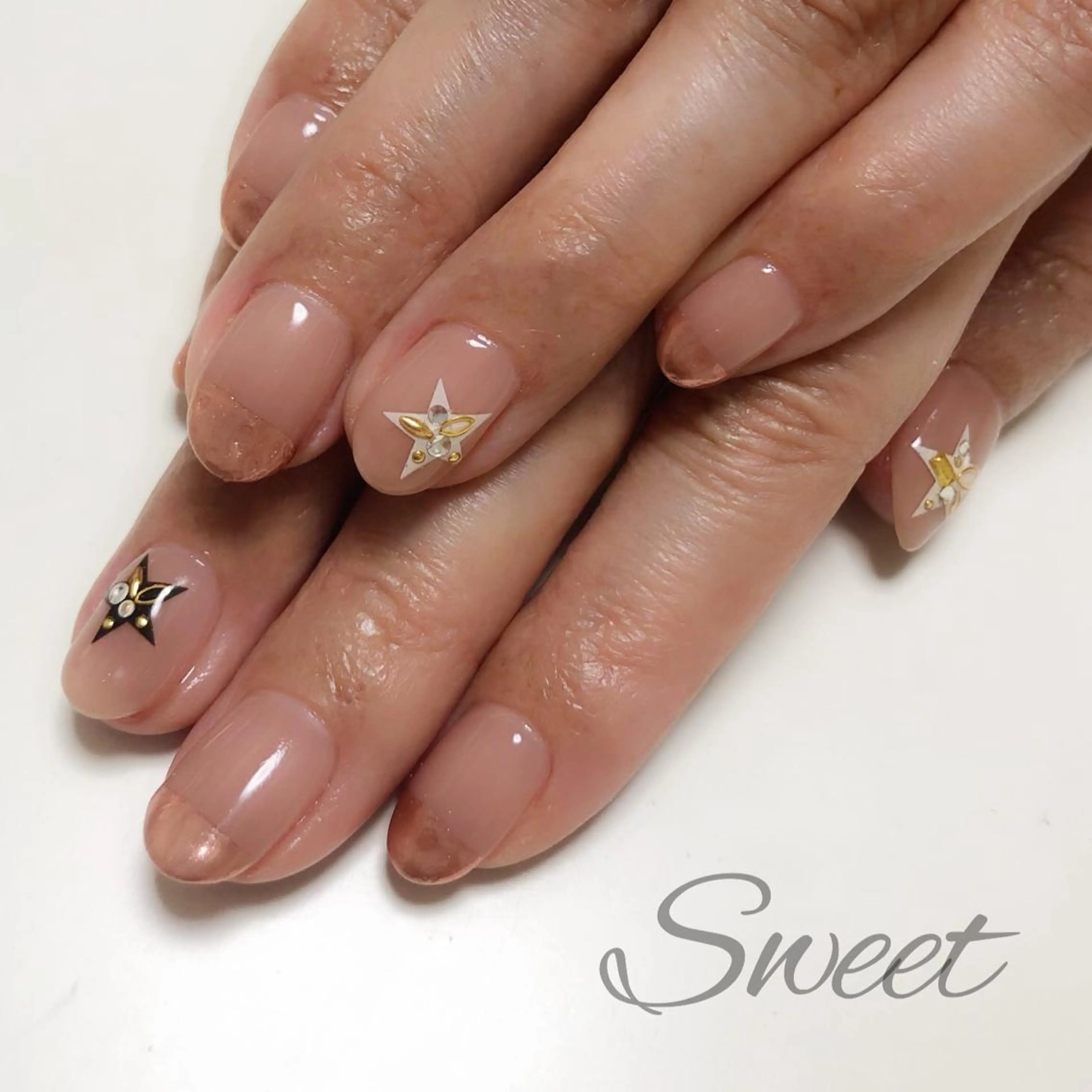 ネイル sweet 仲野陽子のネイルデザイン