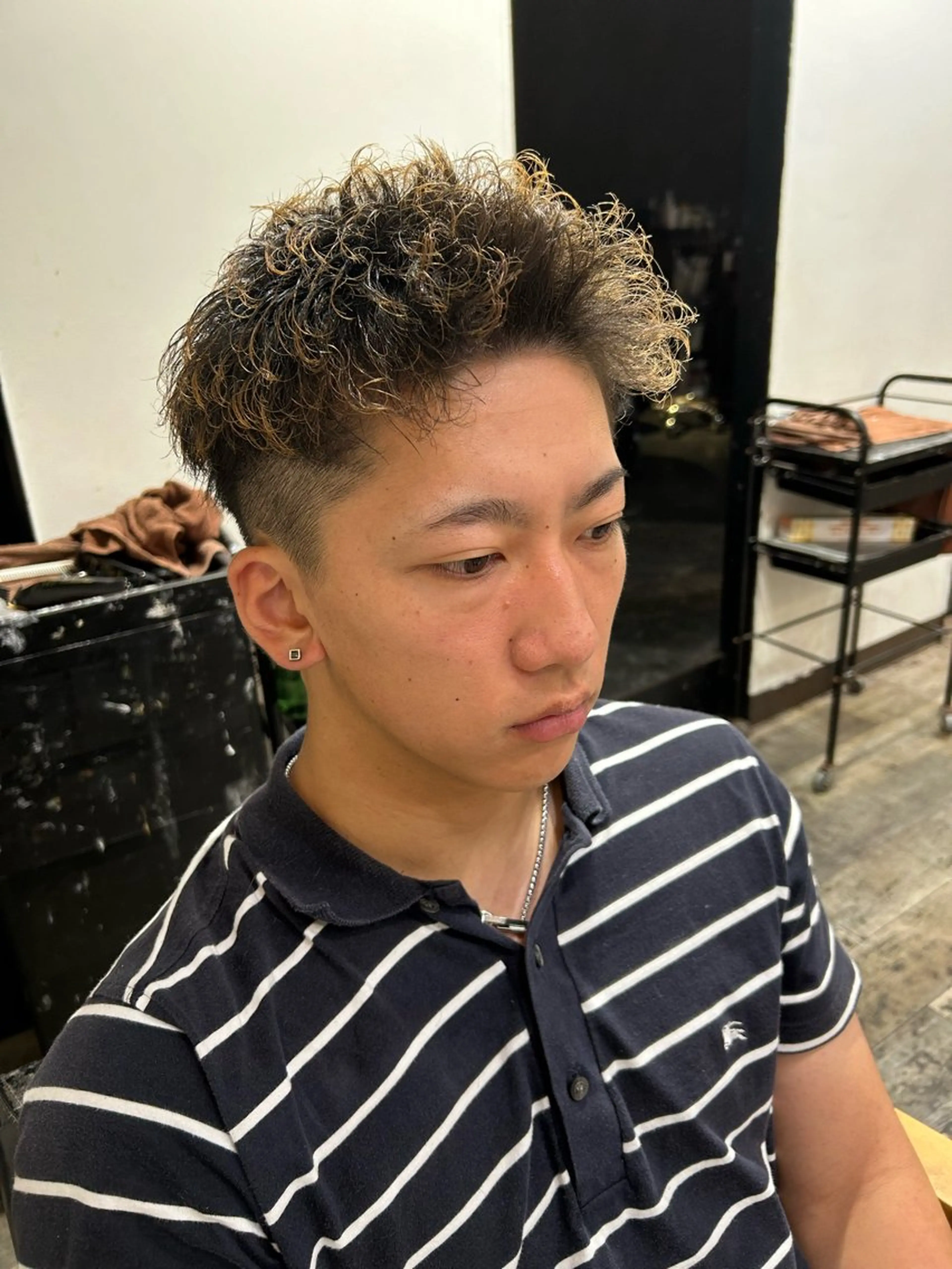 メンズ メンズ美容室 難波北川司のヘアスタイル