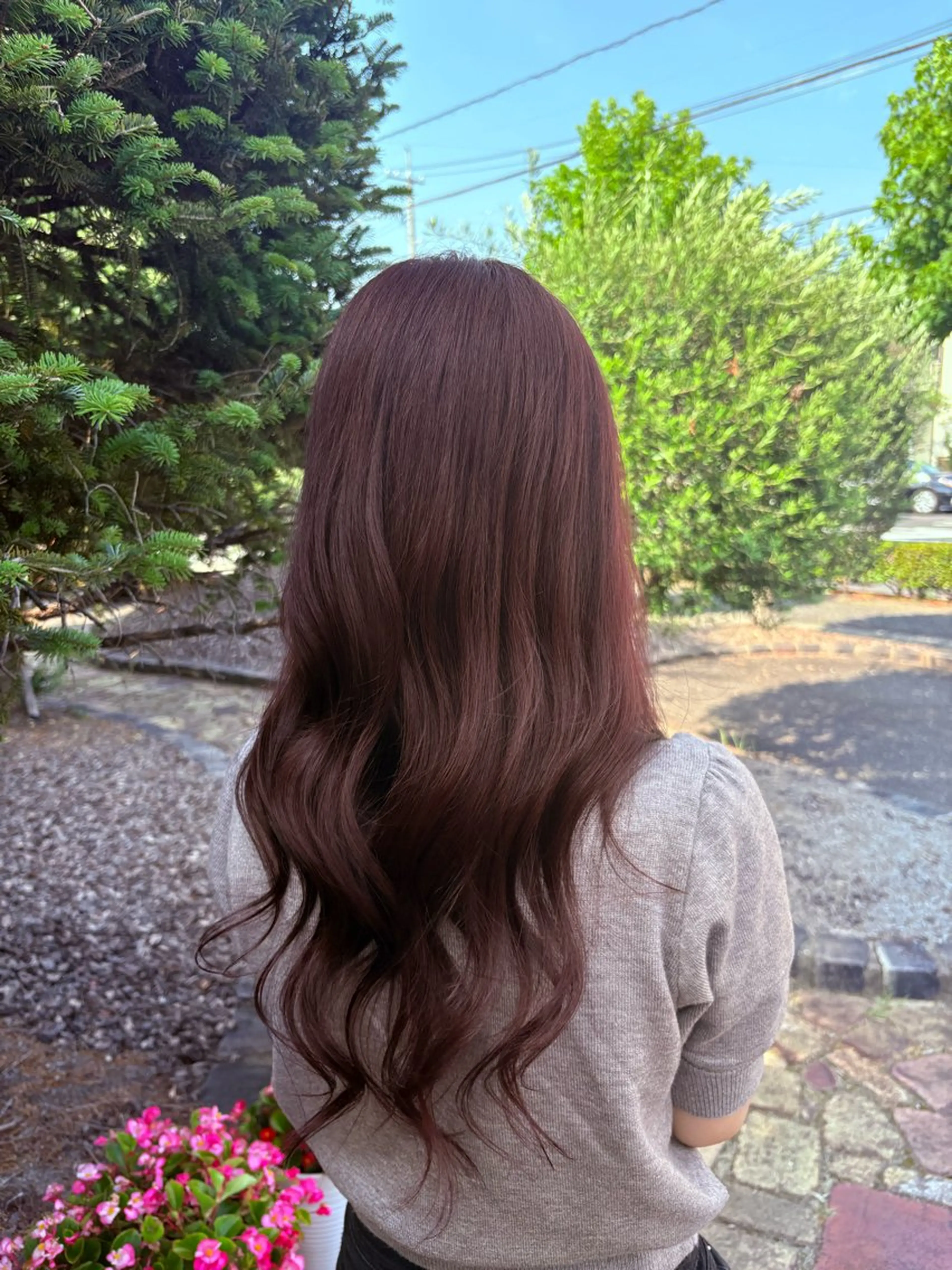 ロング カット ヘアカラー Flat /rina🧸のヘアスタイル