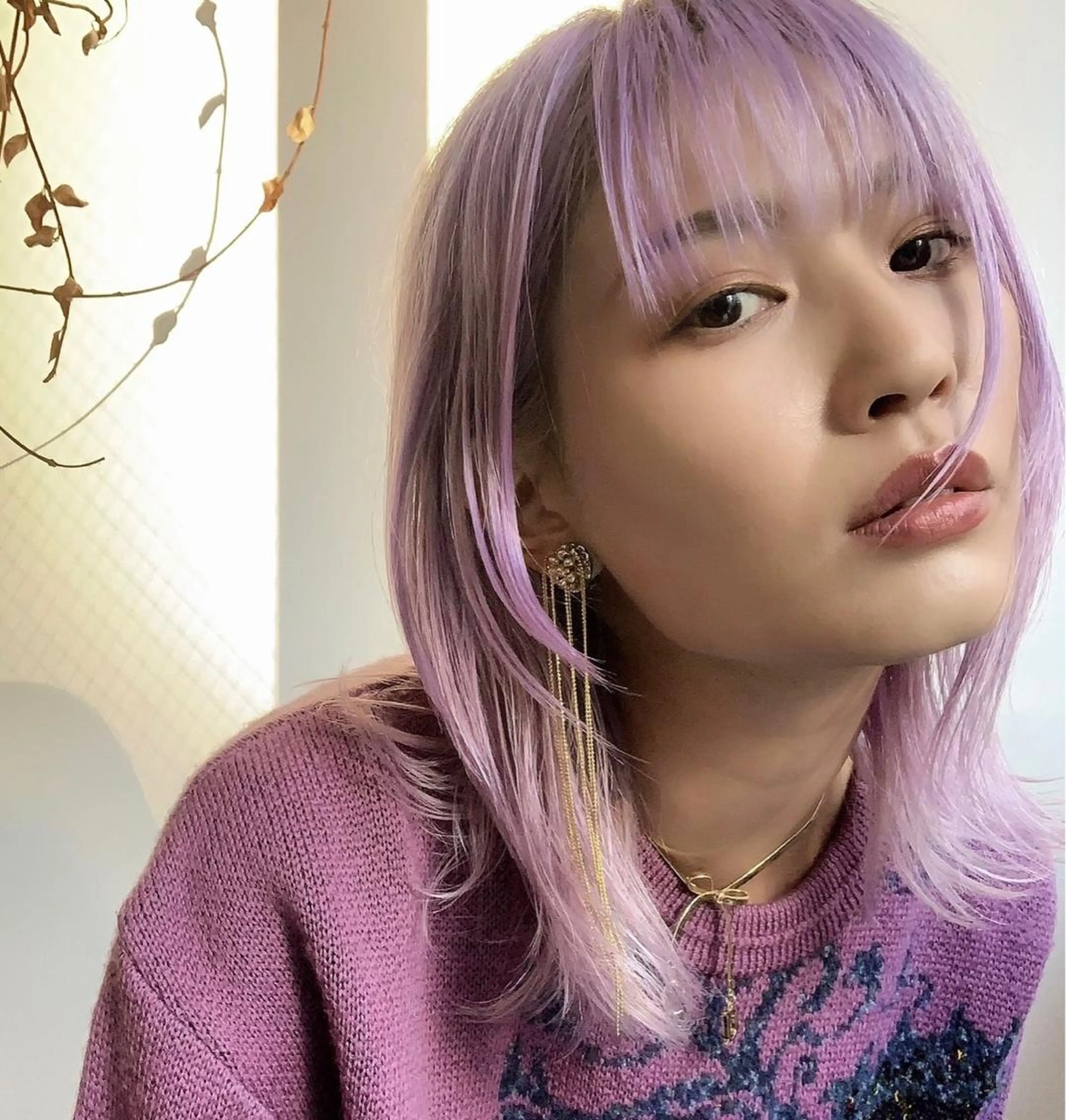 ミディアム 外国人風カラー ハイライト レイヤーカット 似合わせカット ウルフカット メンズケアブリーチ 特化🔥村田のヘアスタイル