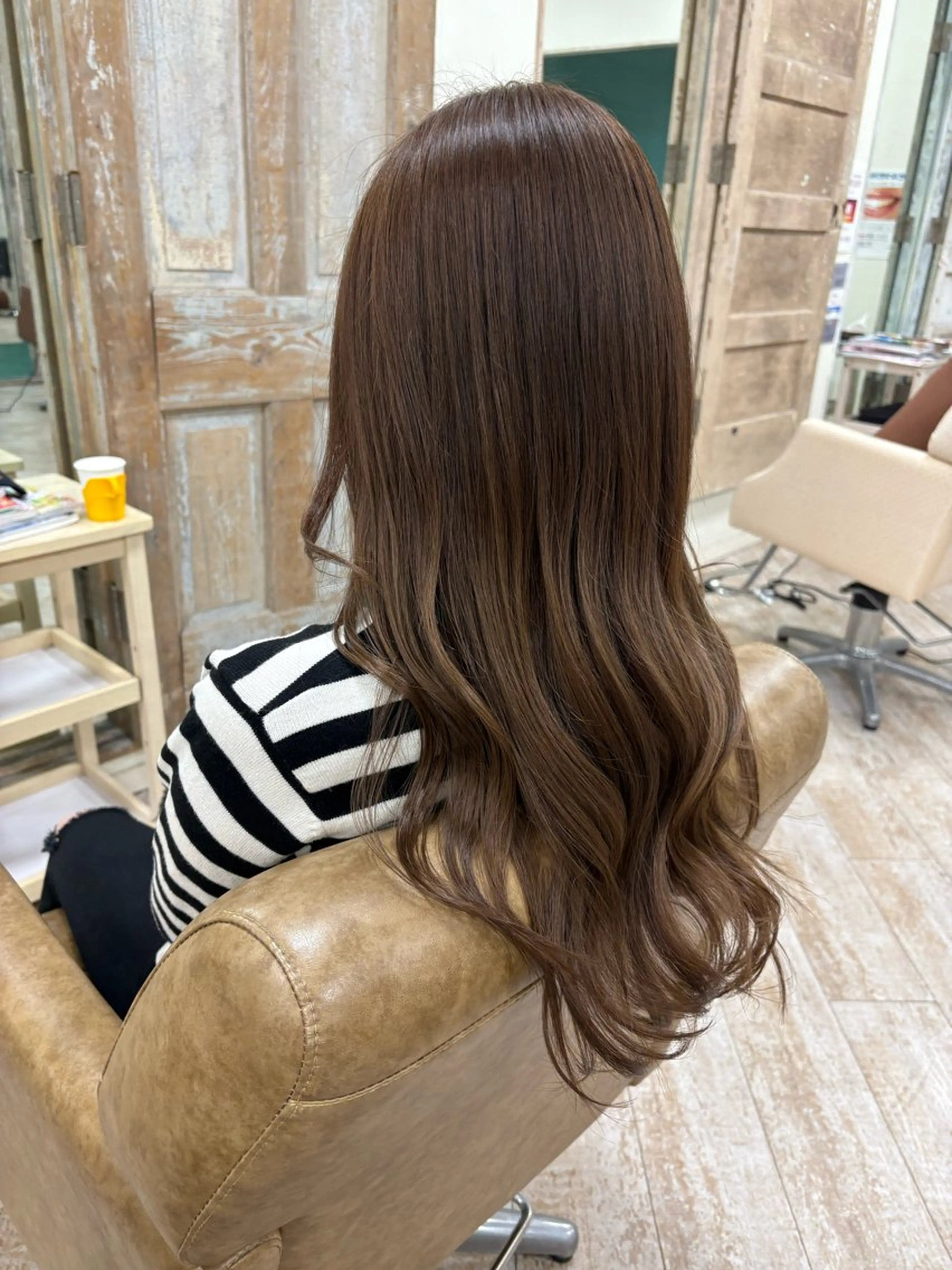 ロング カラー 菊地 映香のヘアスタイル