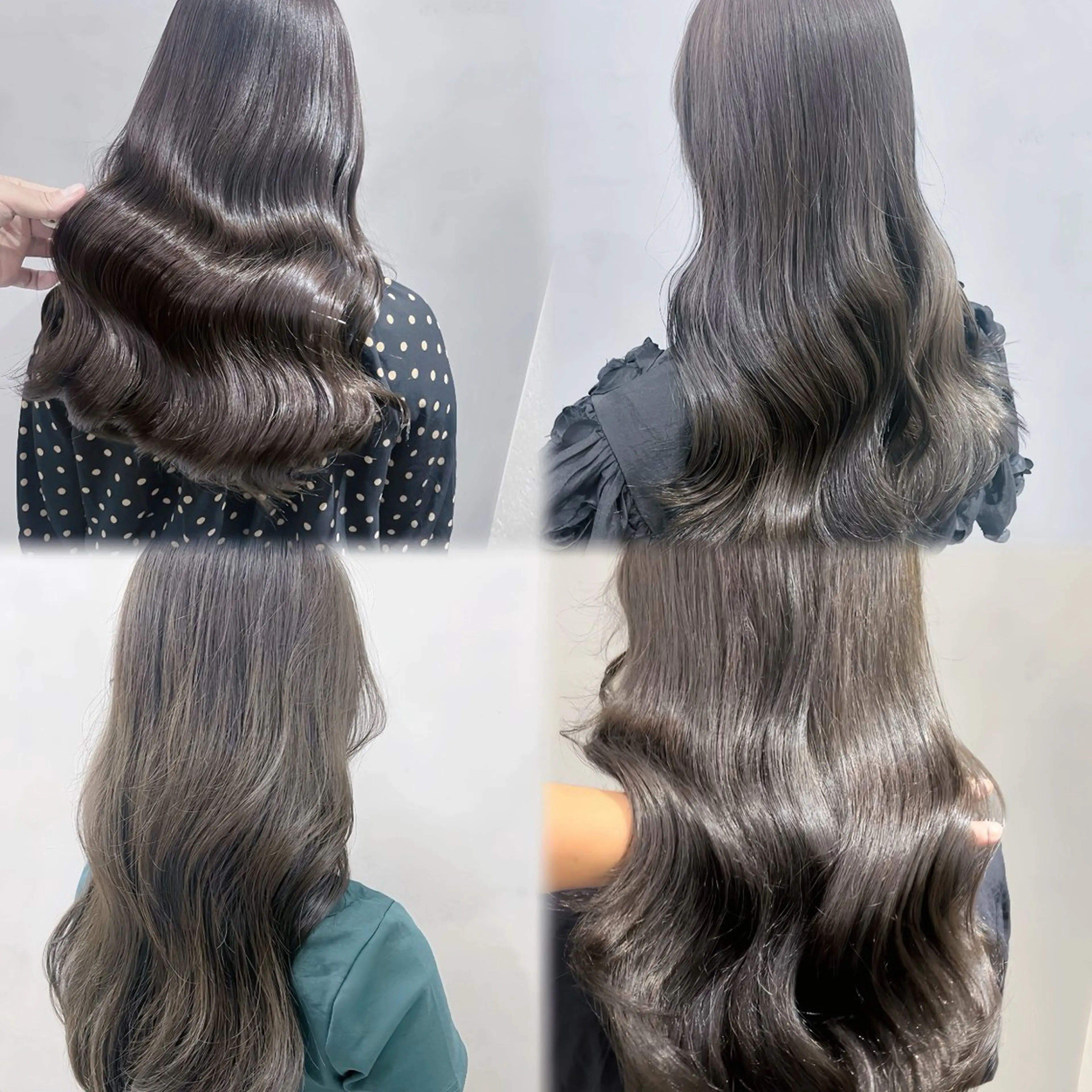 ✨【ブリーチ無しWカラー】✨圧倒的透明感の艶カラー🍃 寒色カラー暖色系カラー💗ブルベでもイエベでも似合わせ可能💗の写真