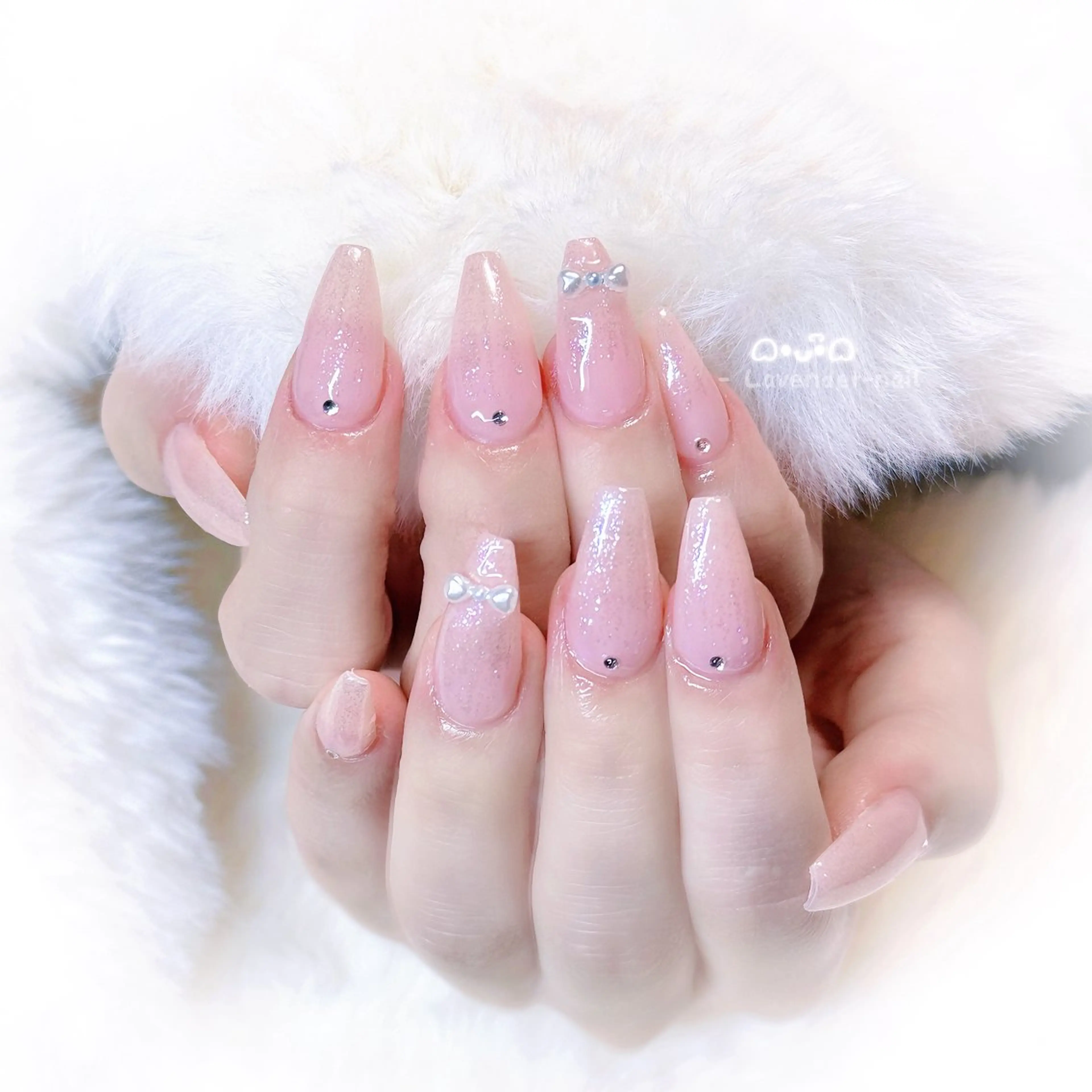 ネイル ハンドネイル Lavender nail·北18条のネイルデザイン