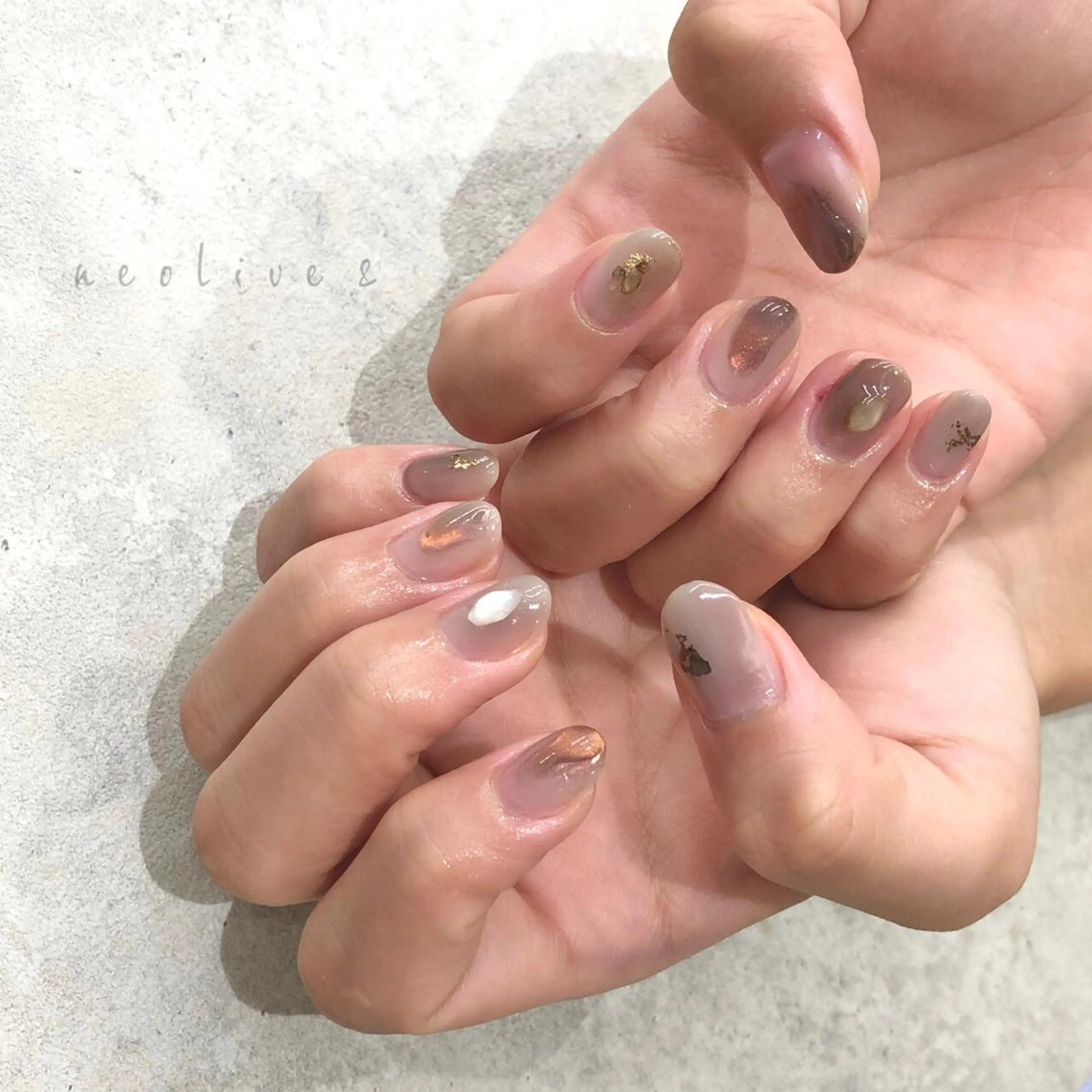 ネイル ハンドネイル Yuriko Omi パラジェル/渋谷のネイルデザイン