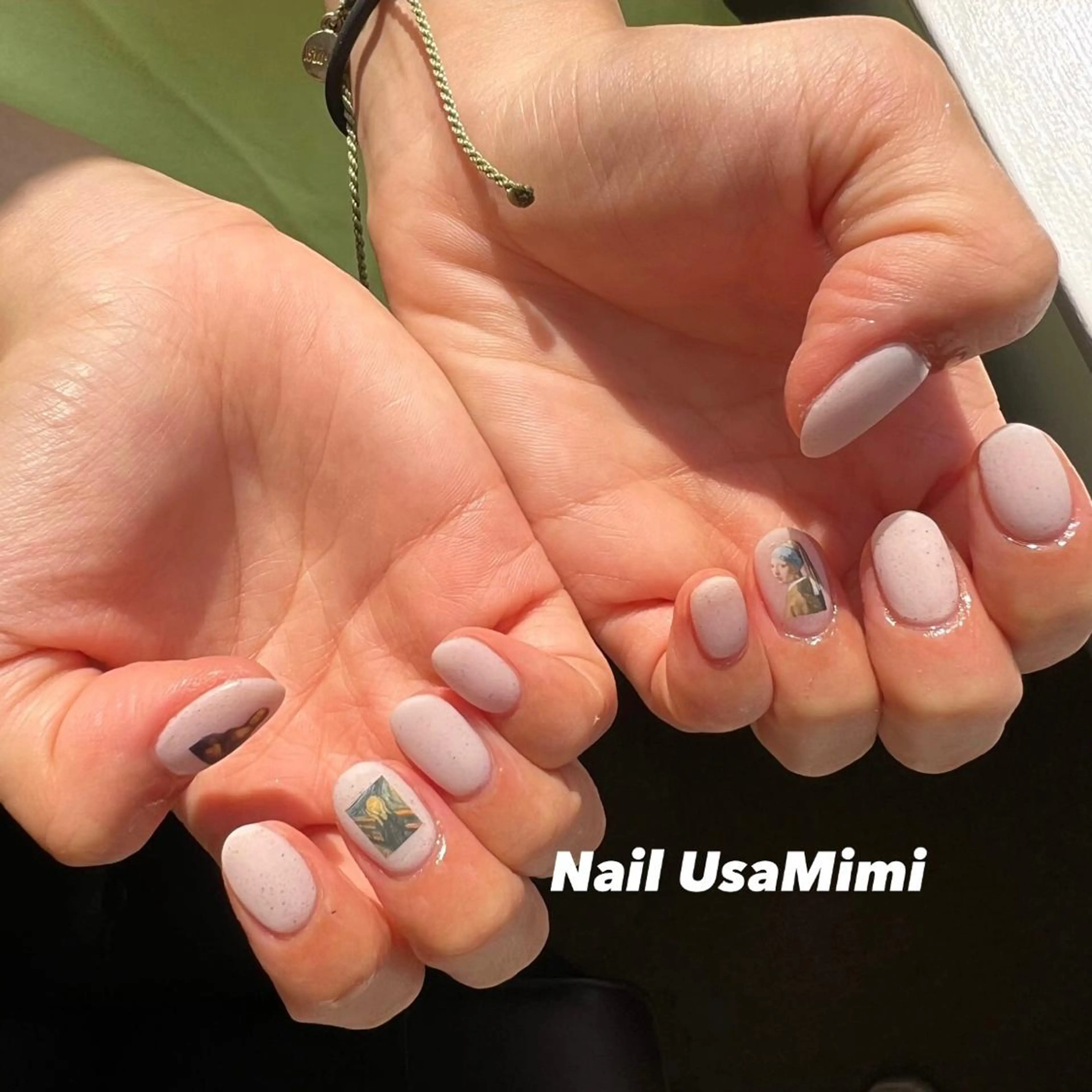 ネイル クリアネイル フットネイル ジェルネイル マグネットネイル 持ち込み 本町ネイルNail UsaMimiのネイルデザイン