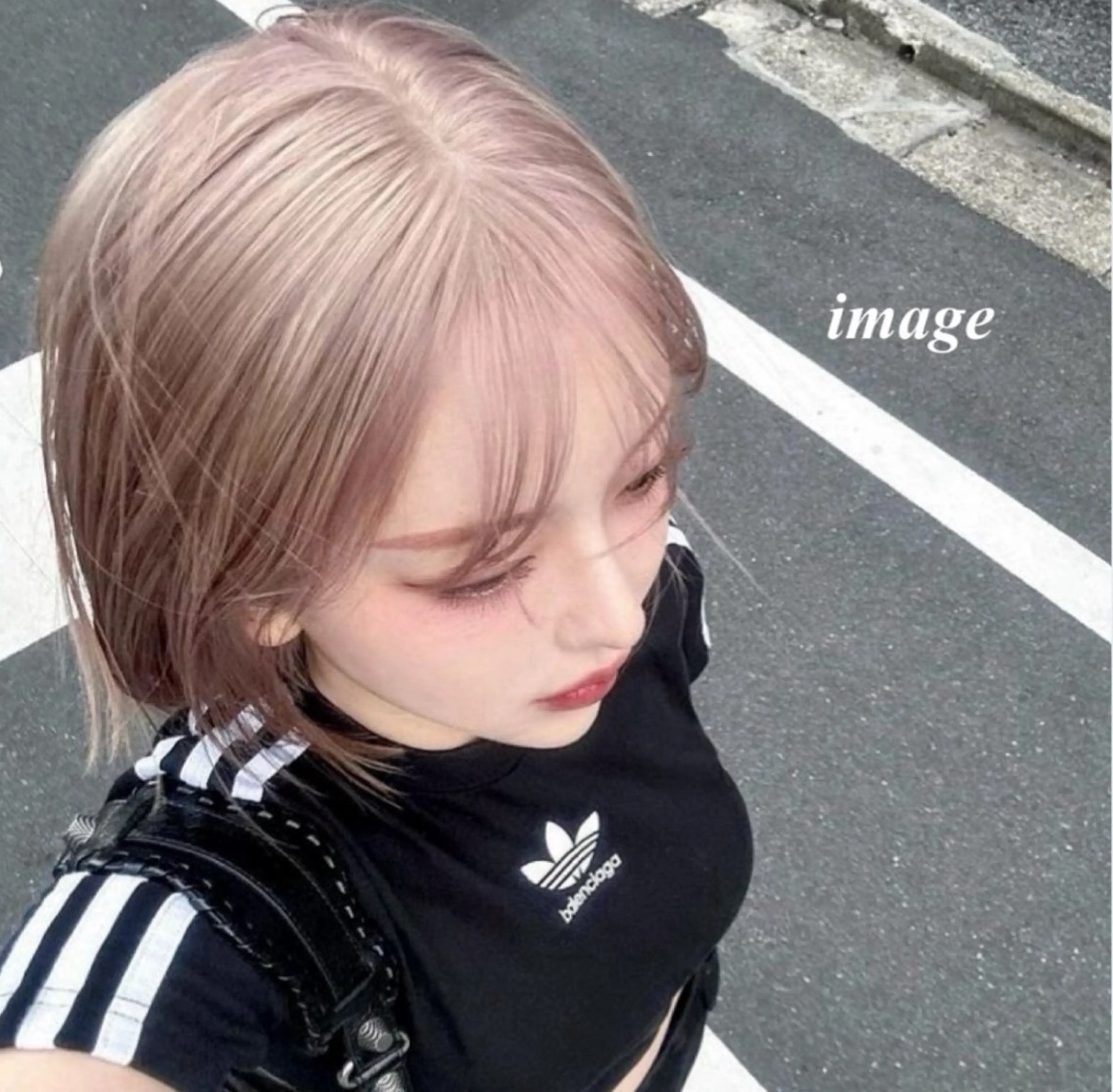 ロング 韓国ガーリー🤍ハイ トーン🤍Ayanaのヘアスタイル