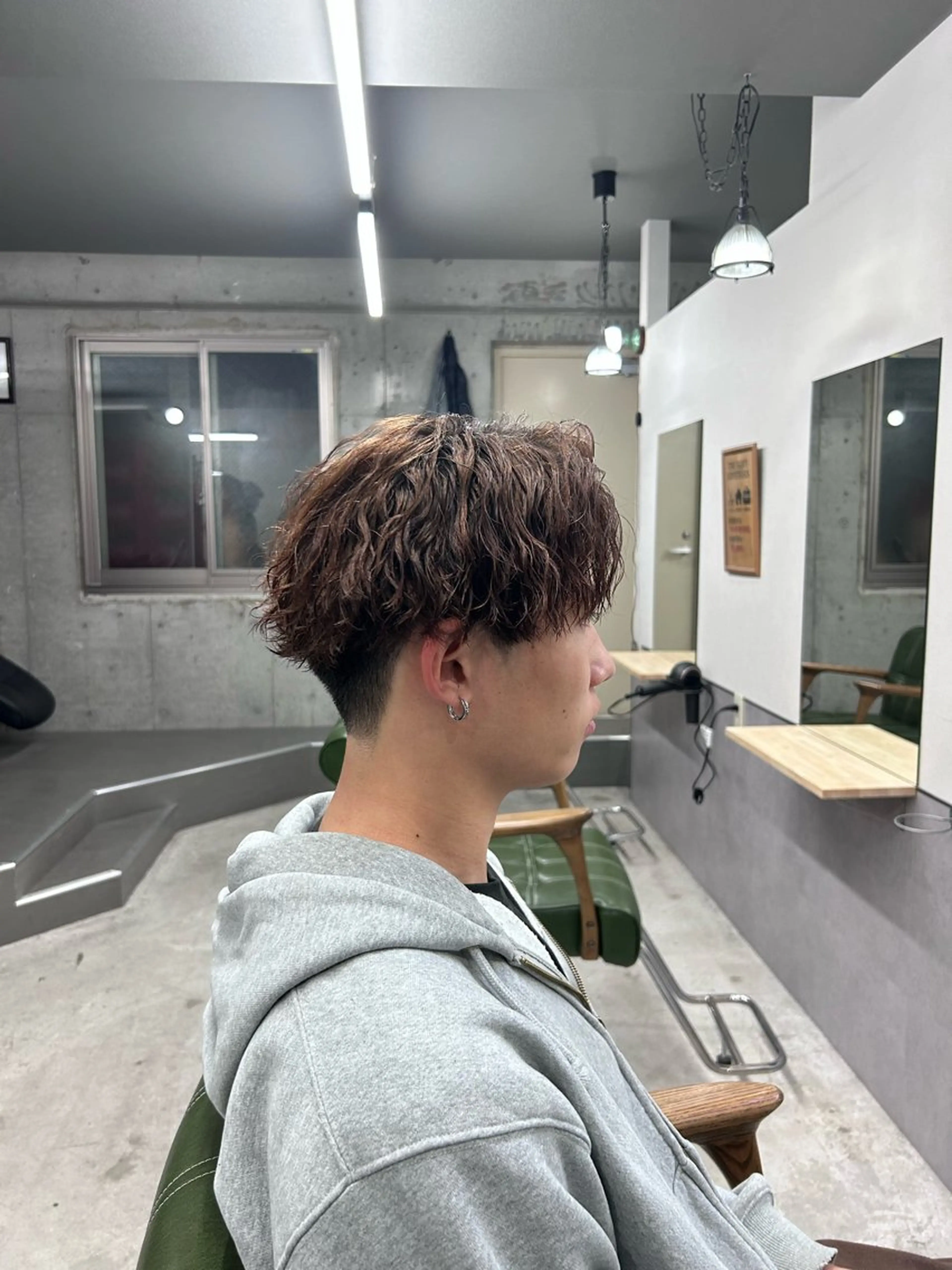 パーマ カット パーマ 毛流れパーマ/ Rukiaのヘアスタイル