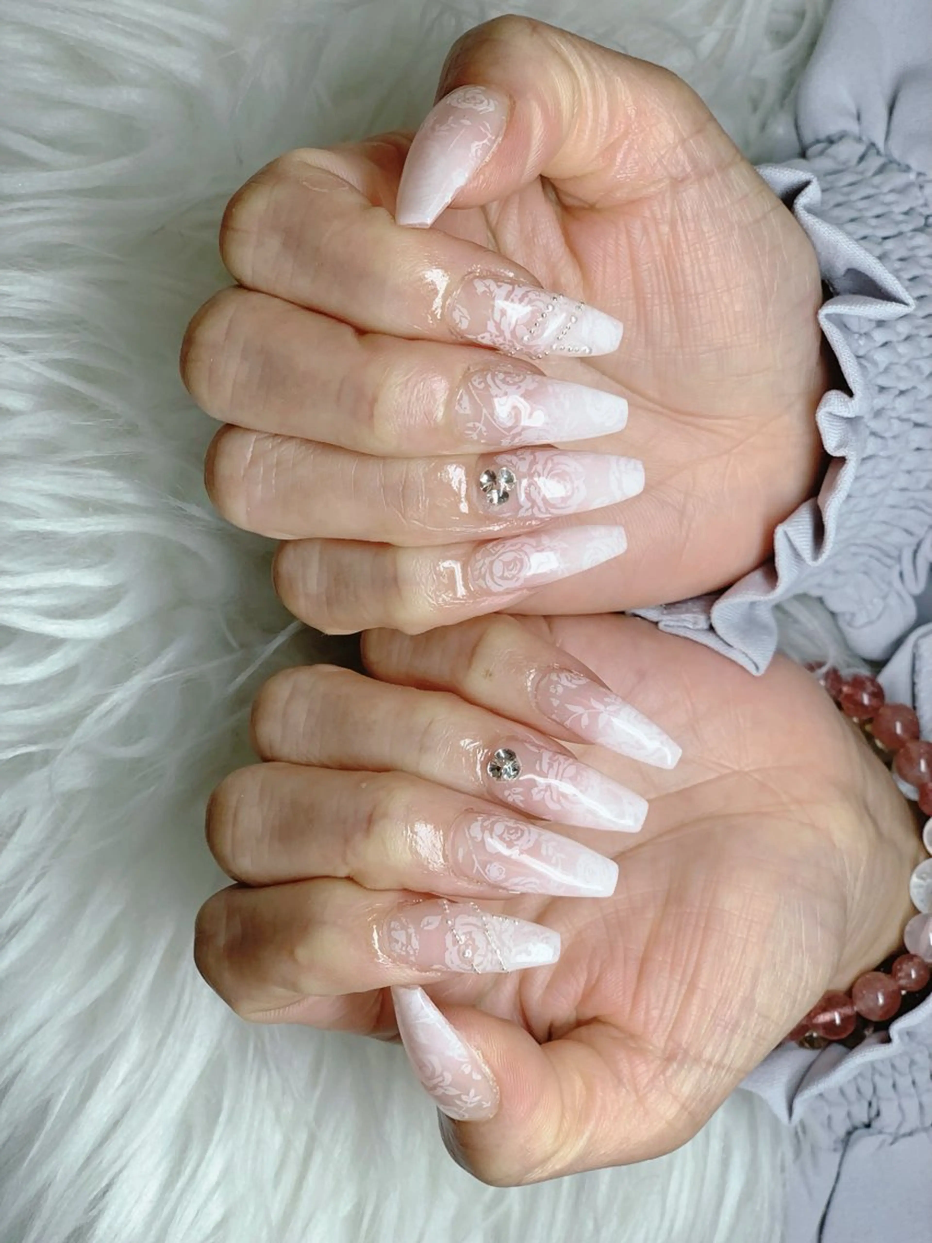 ネイル ハンドネイル Anh ゴテゴテネイルのネイルデザイン