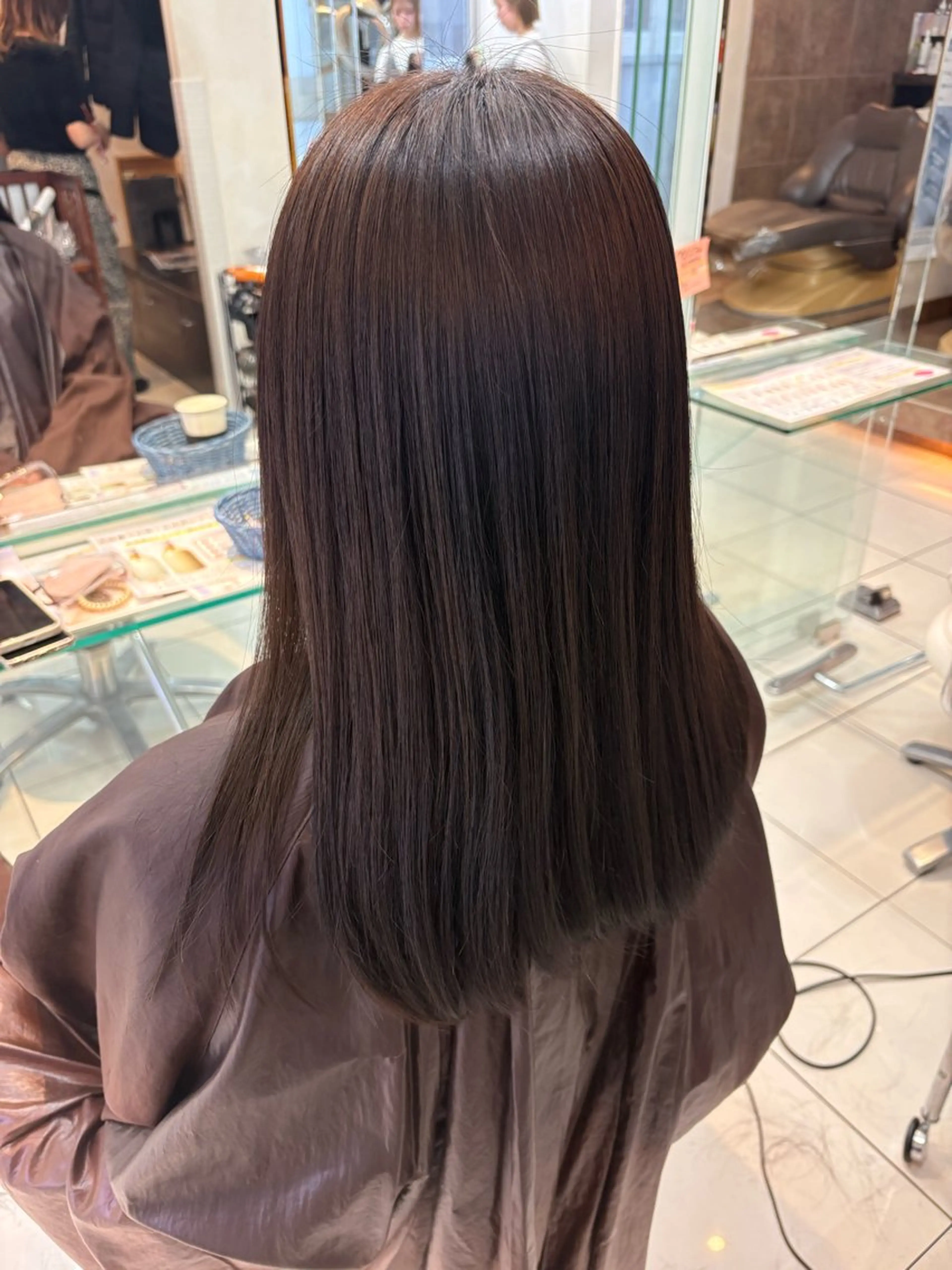 ロング カラー ブラウンカラー 横須賀中央人気カラー /くるみ🎀‎🤍のヘアスタイル