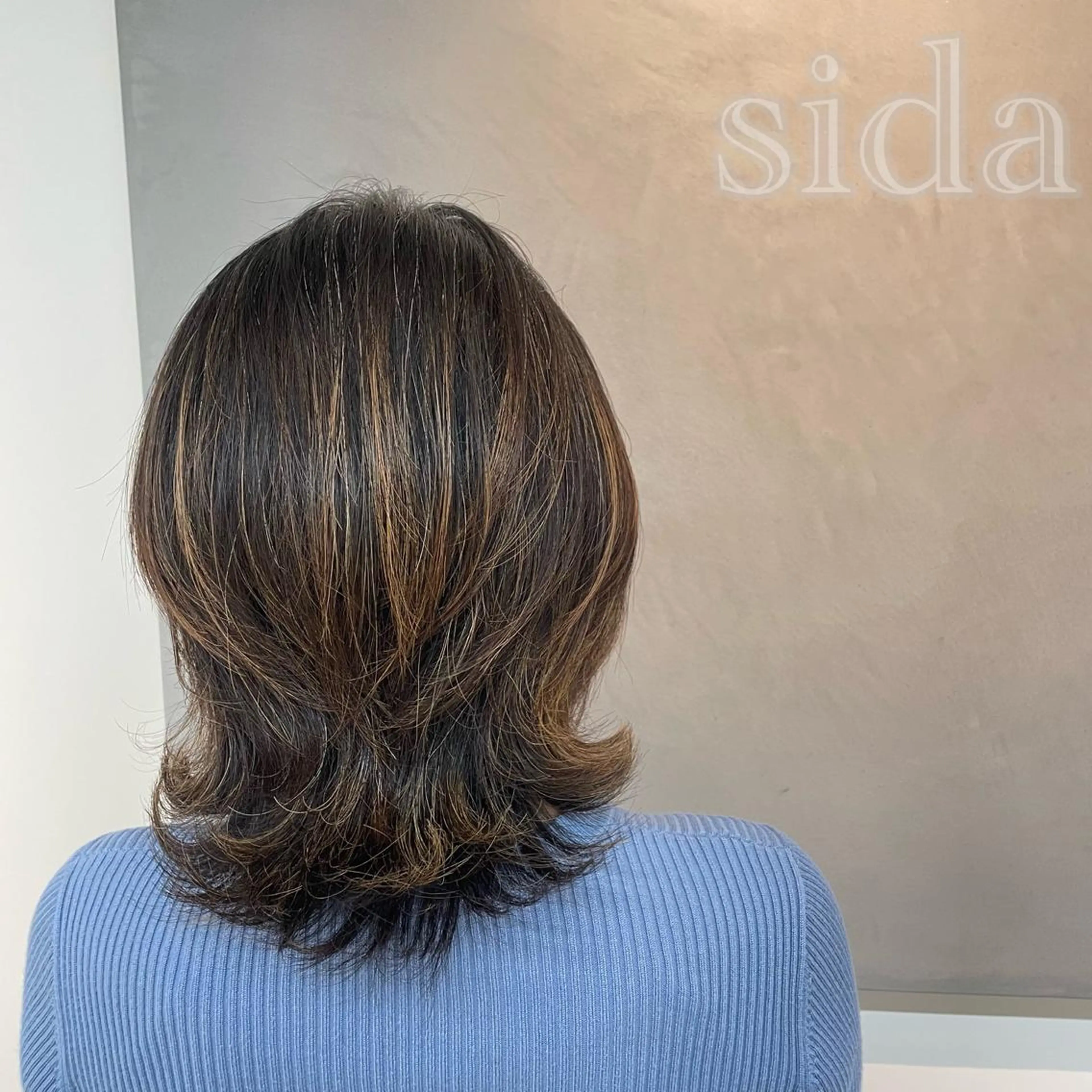 ミディアム カラー sida西院店/ 西村真夜のヘアスタイル