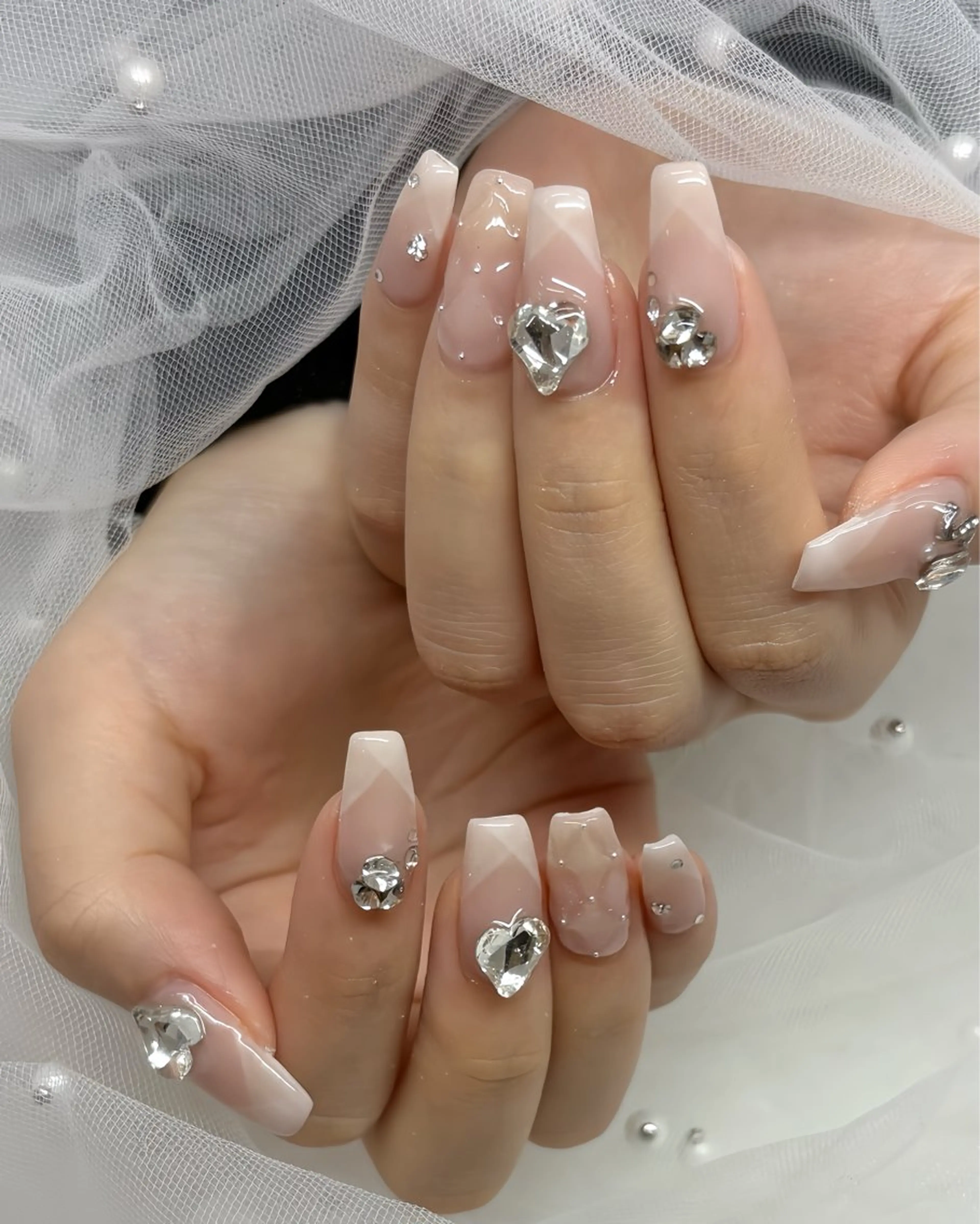 ネイル フレンチネイル 持ち込み 完全プライベート サロンYUZUHAのネイルデザイン