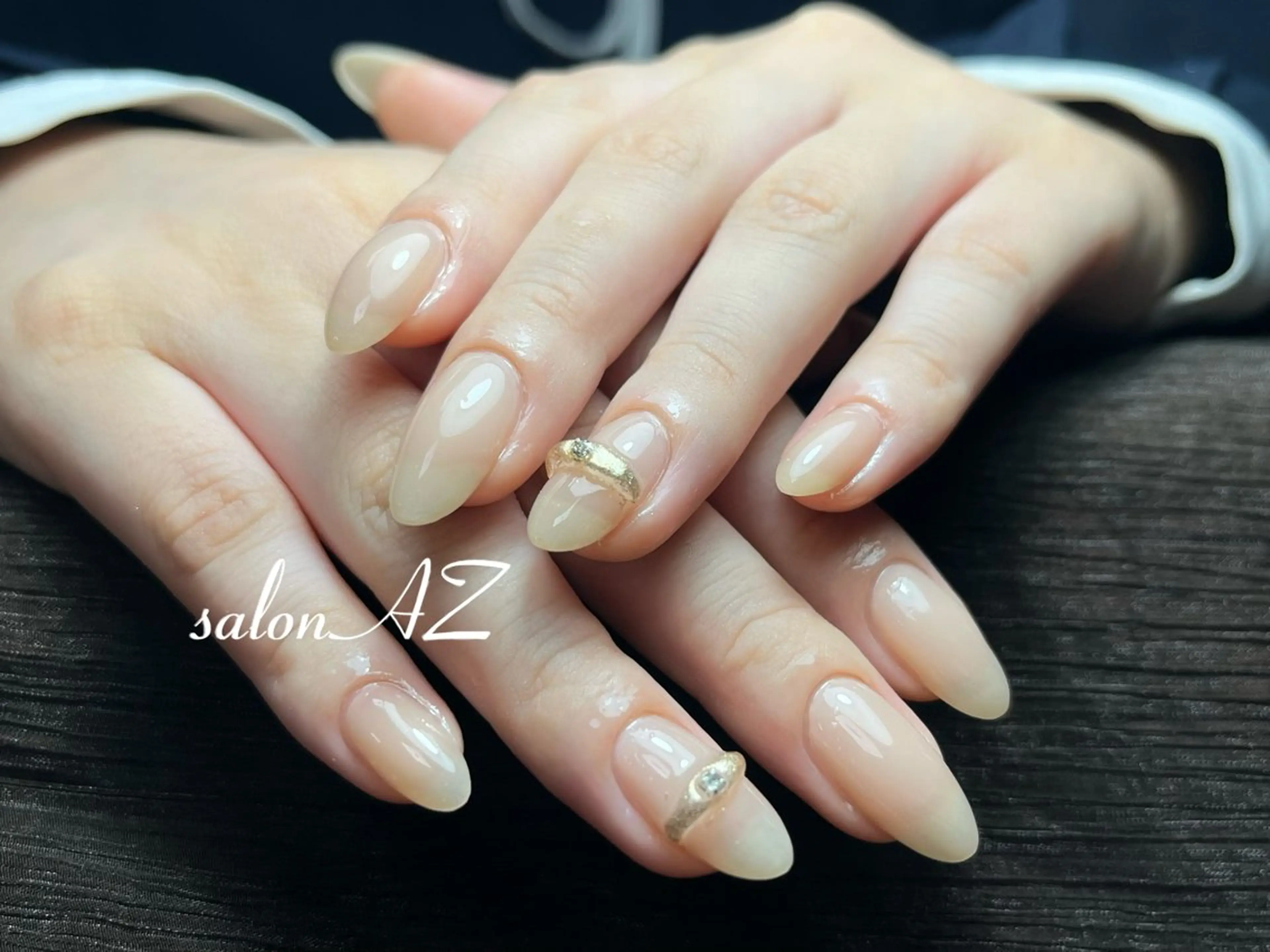 ネイル 長さ出し フットネイル フレンチネイル マグネットネイル ニュアンスネイル ハンドネイル salon AZのネイルデザイン