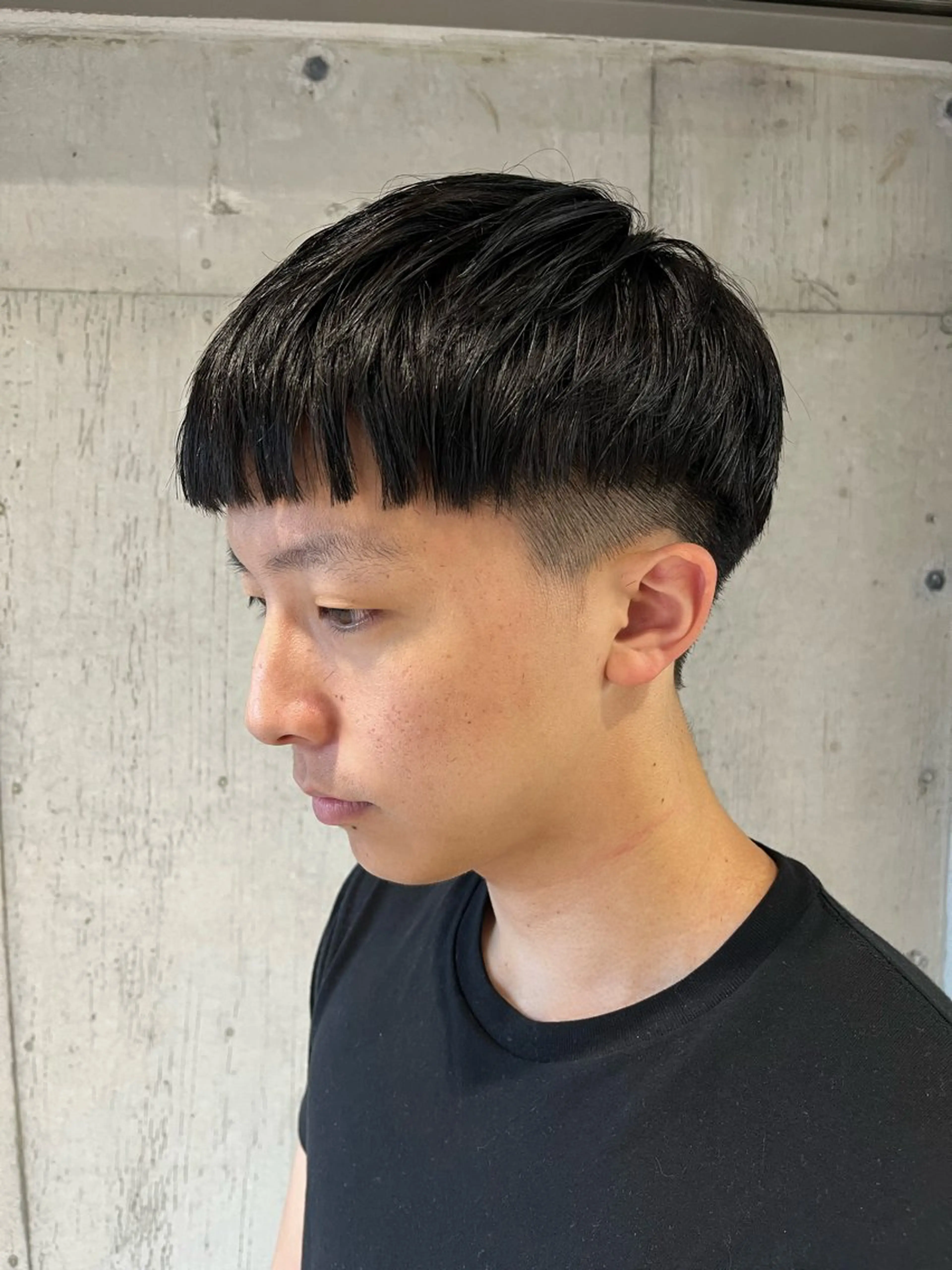 メンズ カット トリートメント ボブ×透明感カラー 特化・リクト💥のヘアスタイル