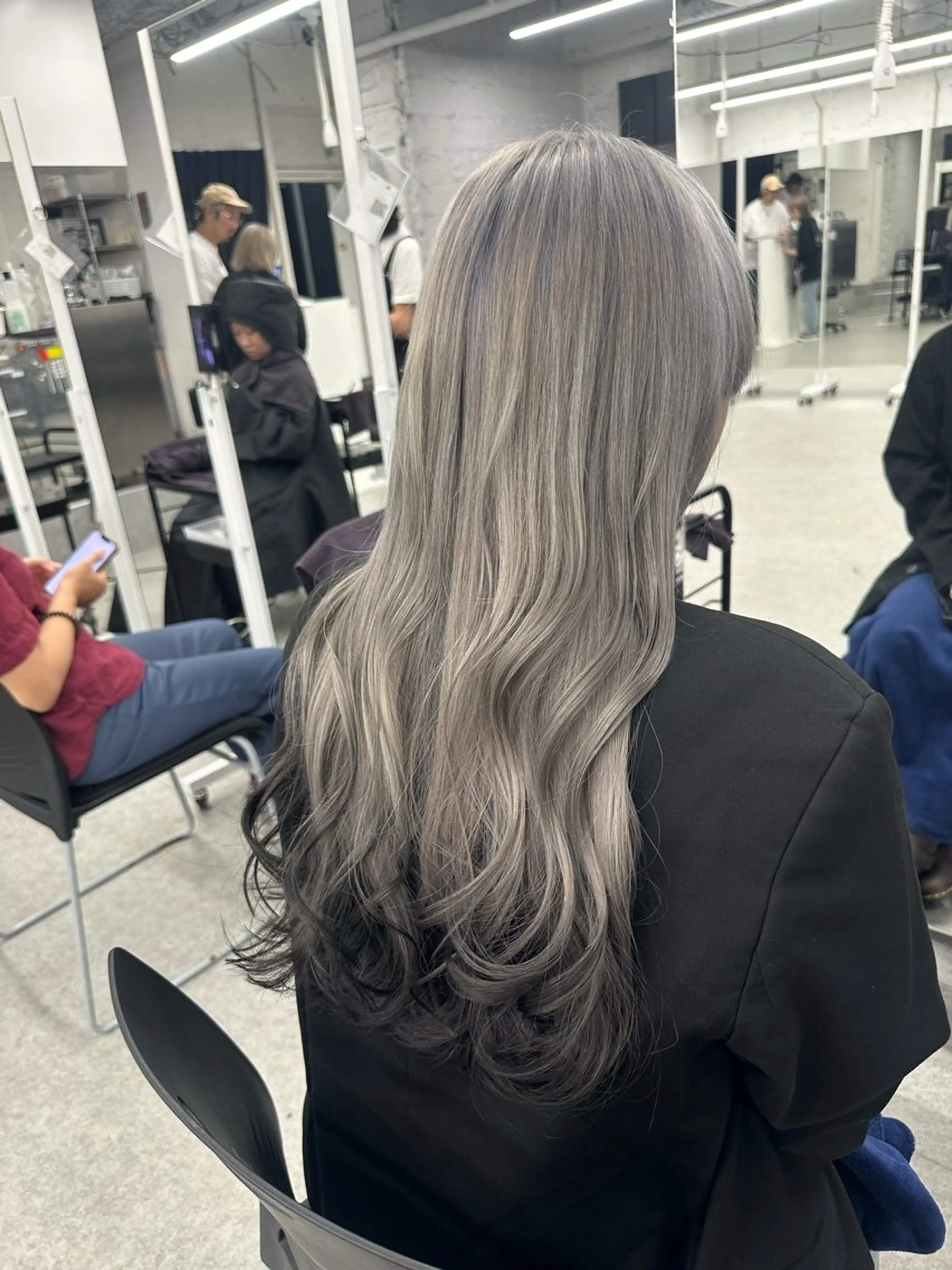 ロング 韓国ヘア忠実再現/ 韓国ヘア/tomoのヘアスタイル