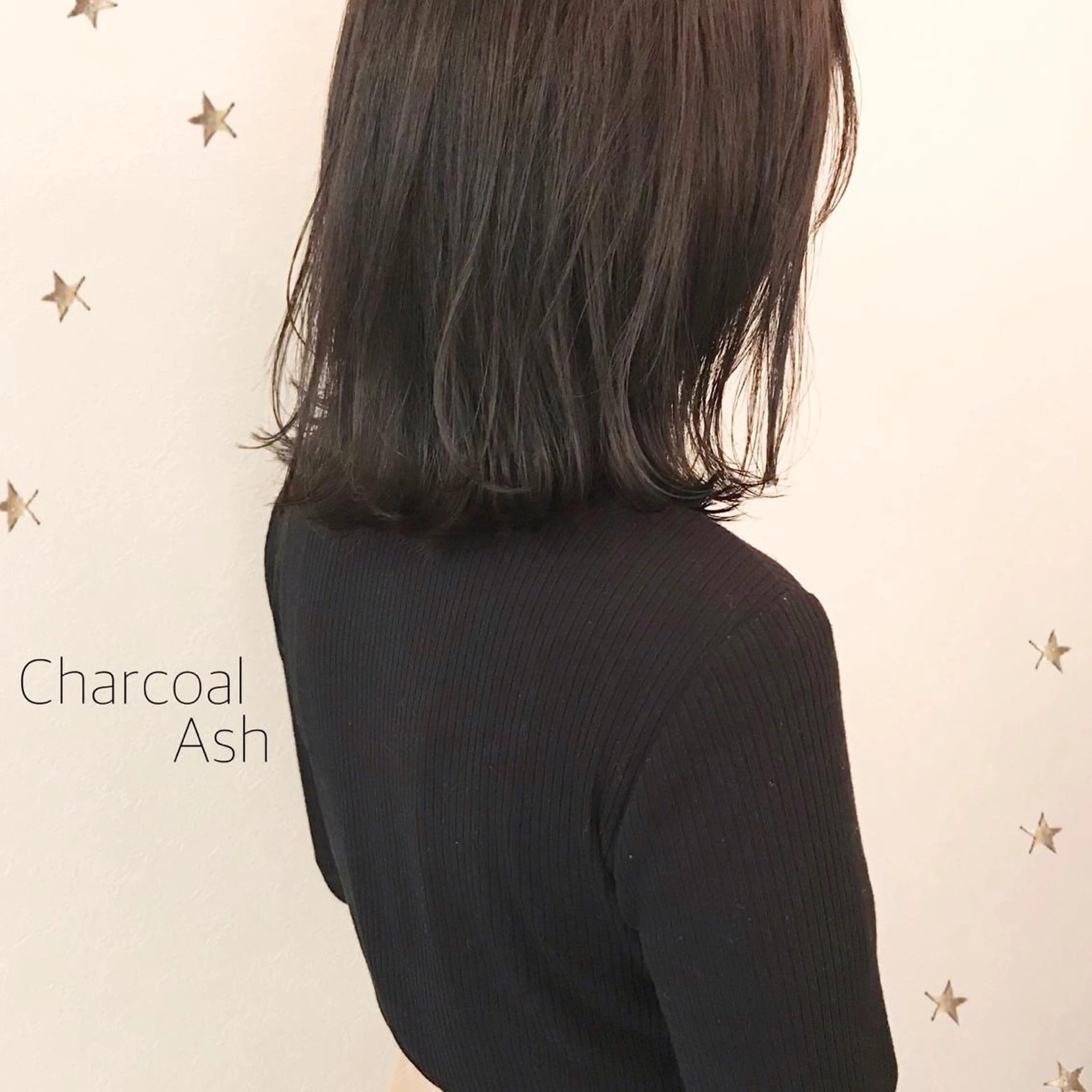 ミディアム カラー 市川 千夏のヘアスタイル