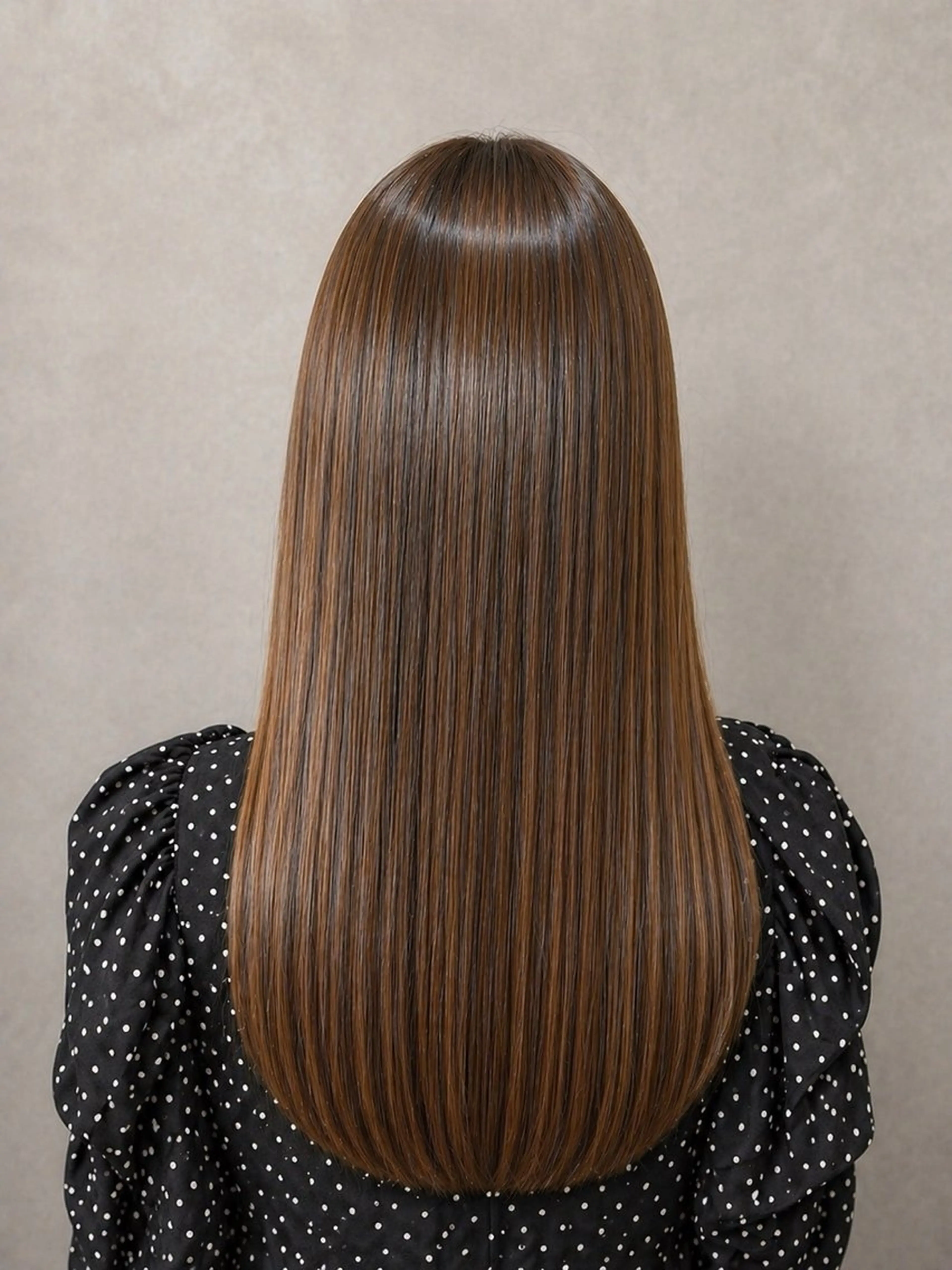 ロング カラー カット ヘアカラー 縮毛矯正 トリートメント Meg/艶髪カラー× 髪質改善/中崎町のヘアスタイル