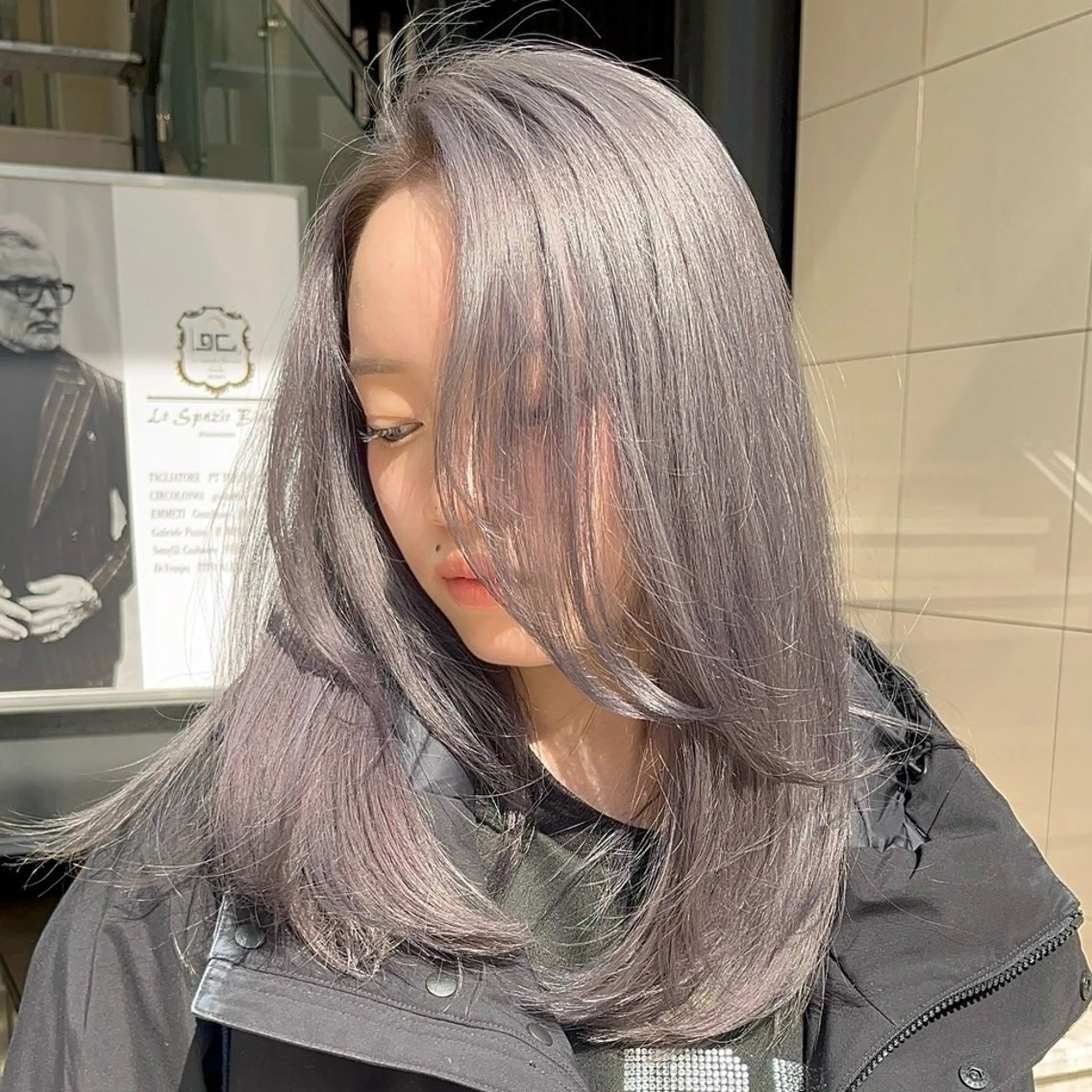 セミロング 佐藤 凜大のヘアスタイル