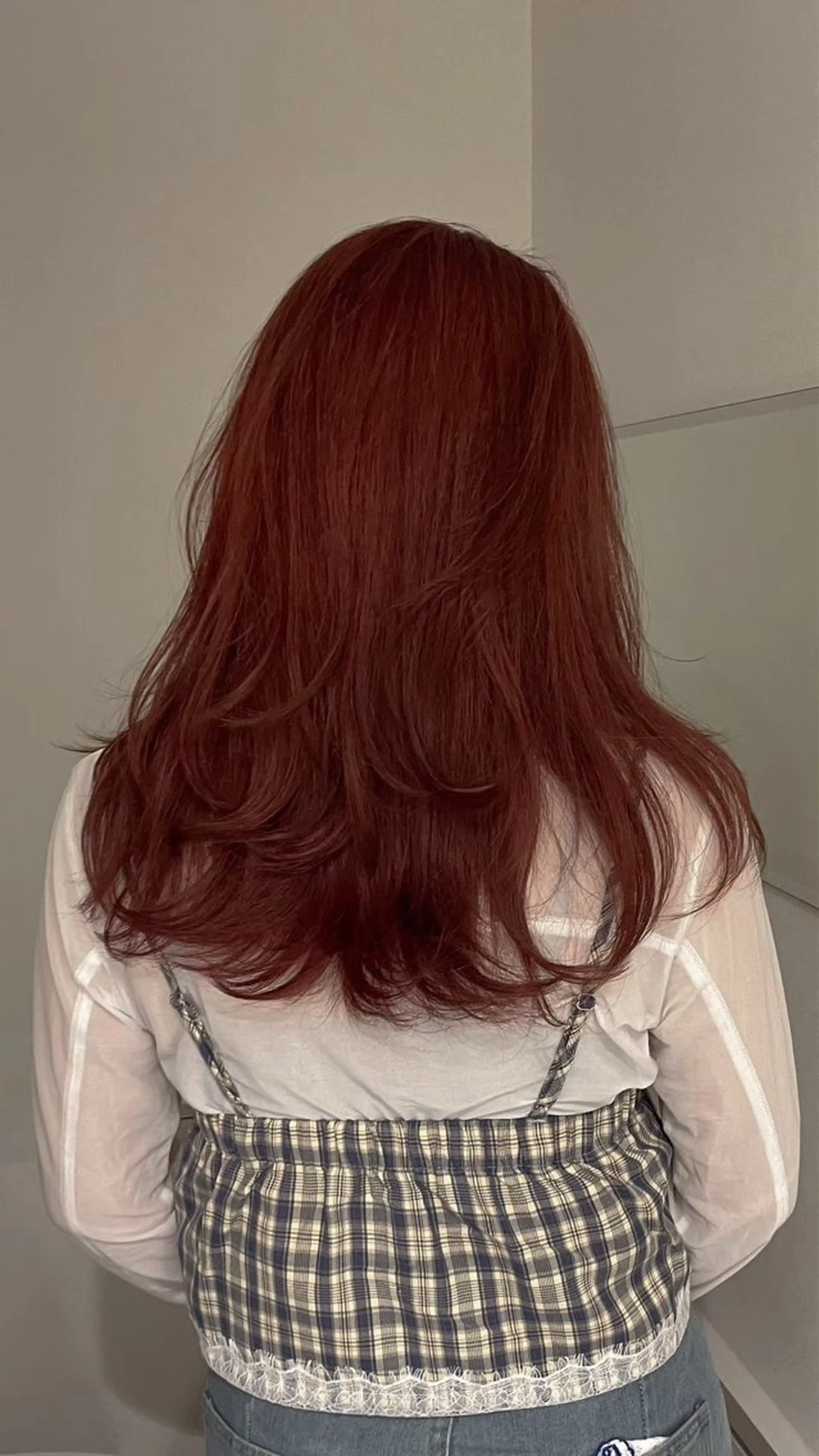 セミロング ヘアカラー トリートメント ヘアセット Senri お洒落ヘア/経堂のヘアスタイル