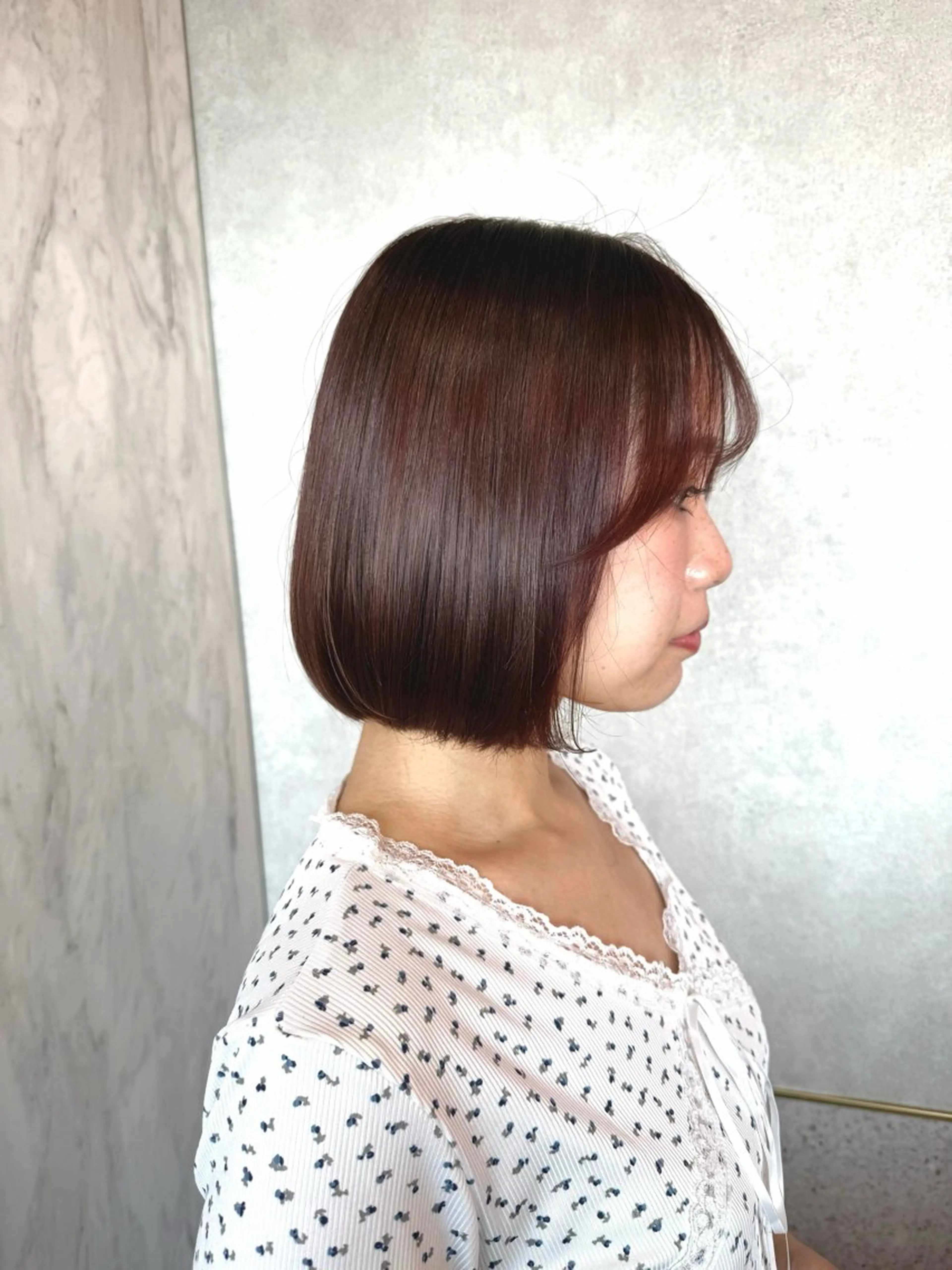 ショート ボブ カット ヘアカラー トリートメント 新宿/韓国ヘア/ 韓国ボブ/Mayuのヘアスタイル