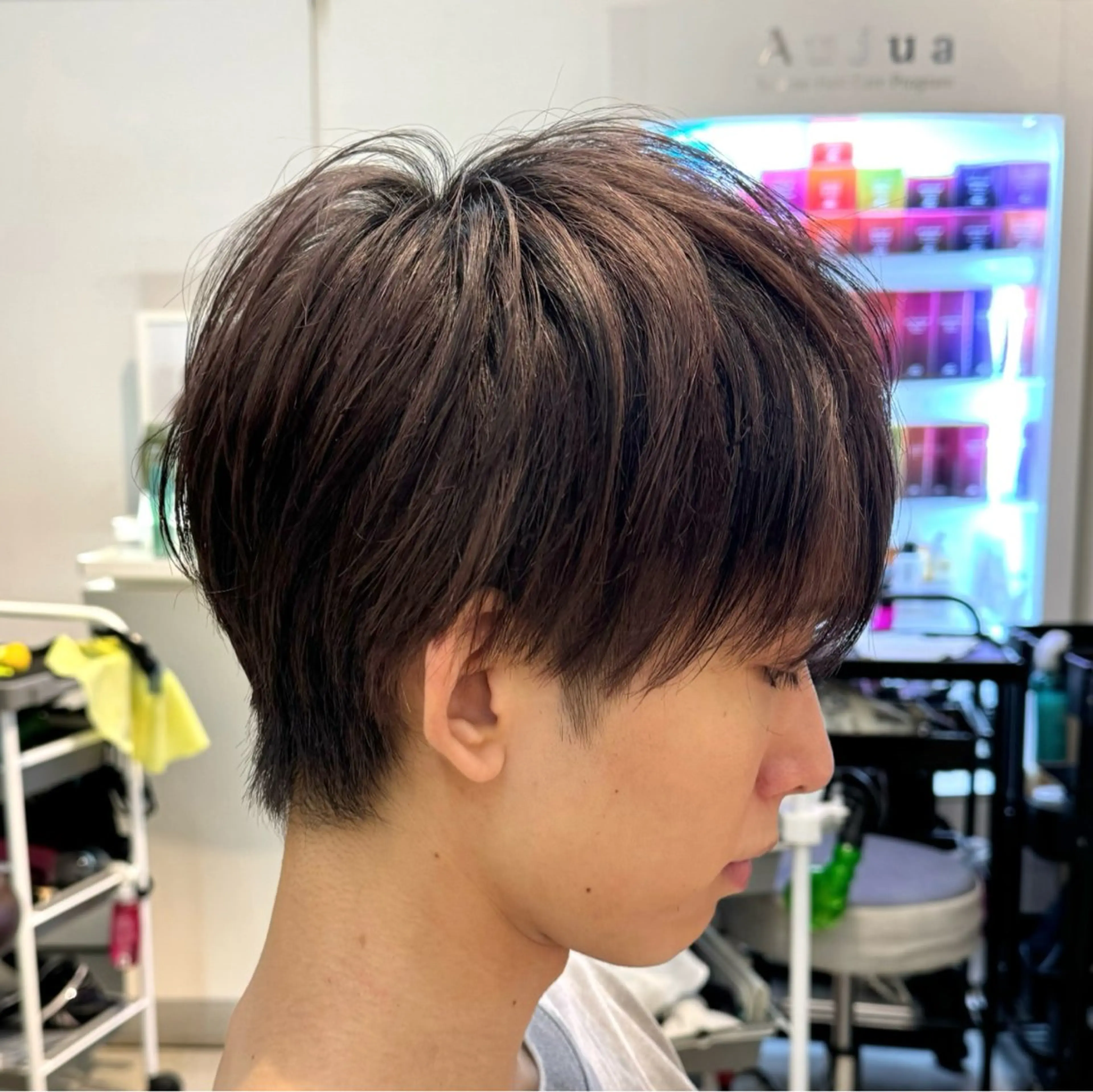 ショート メンズ マッシュ 柏木 海斗のヘアスタイル
