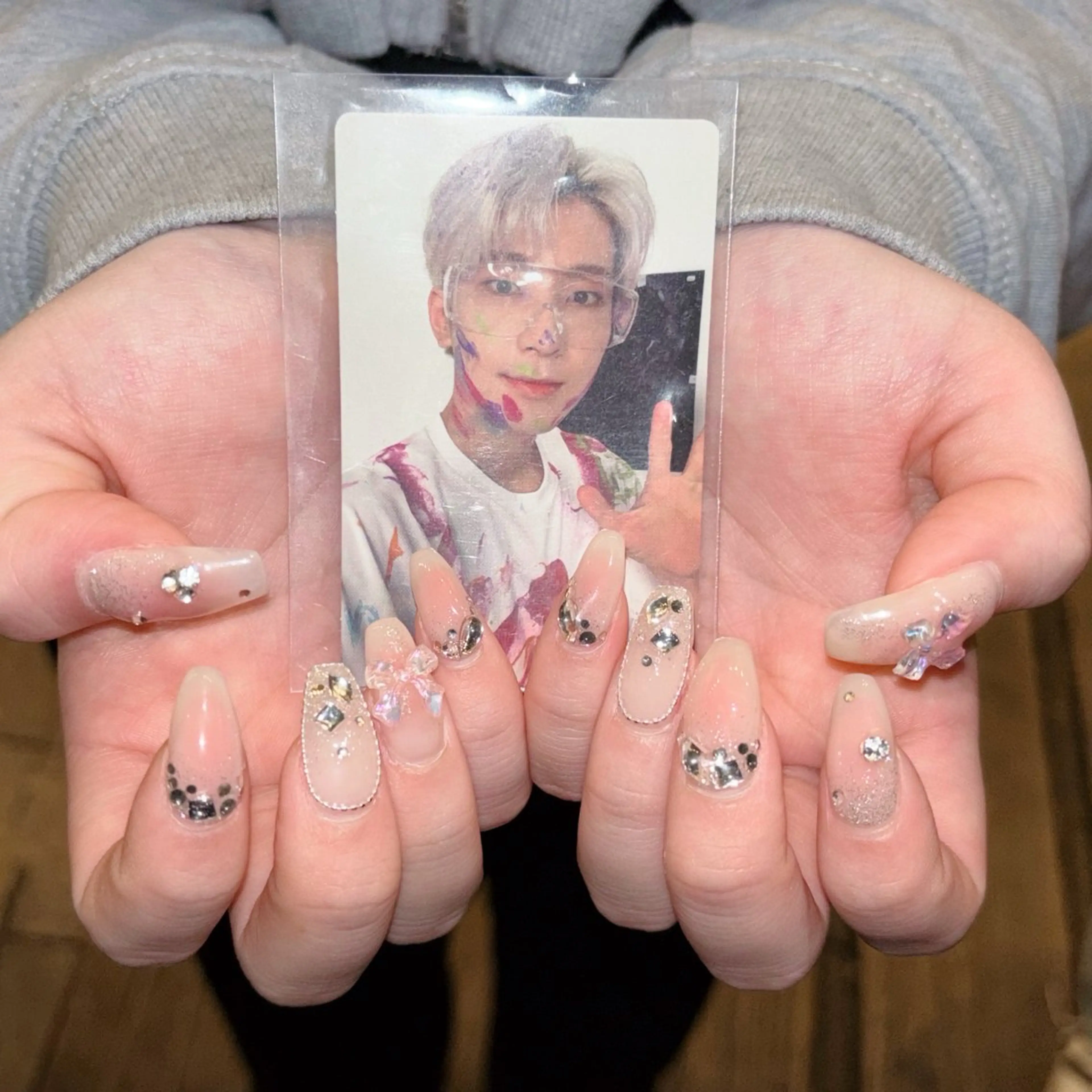 ネイル チークネイル ワンホンネイル ハンドネイル peTiT minamiのネイルデザイン