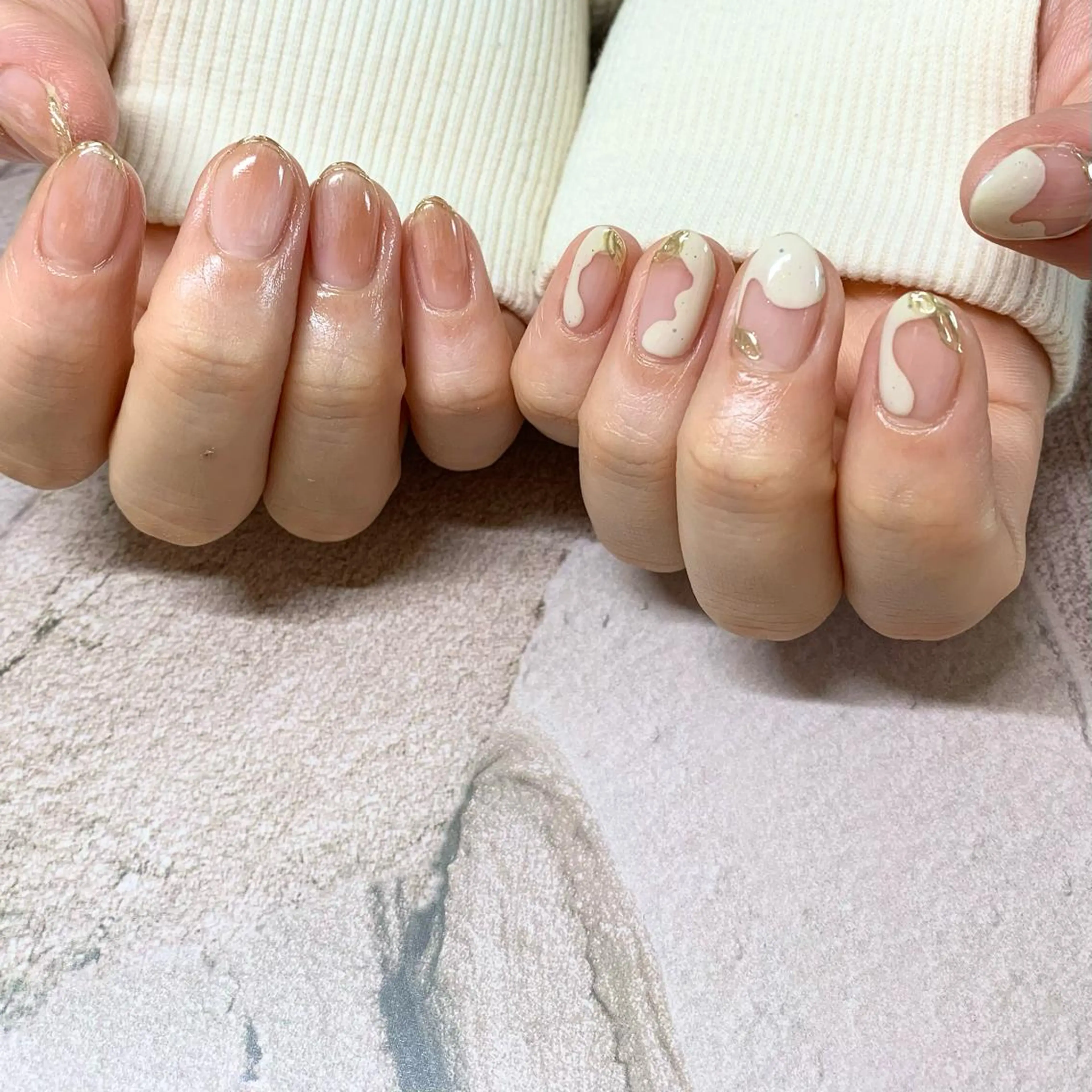 ネイル ハンドネイル ウシク ミユキのネイルデザイン