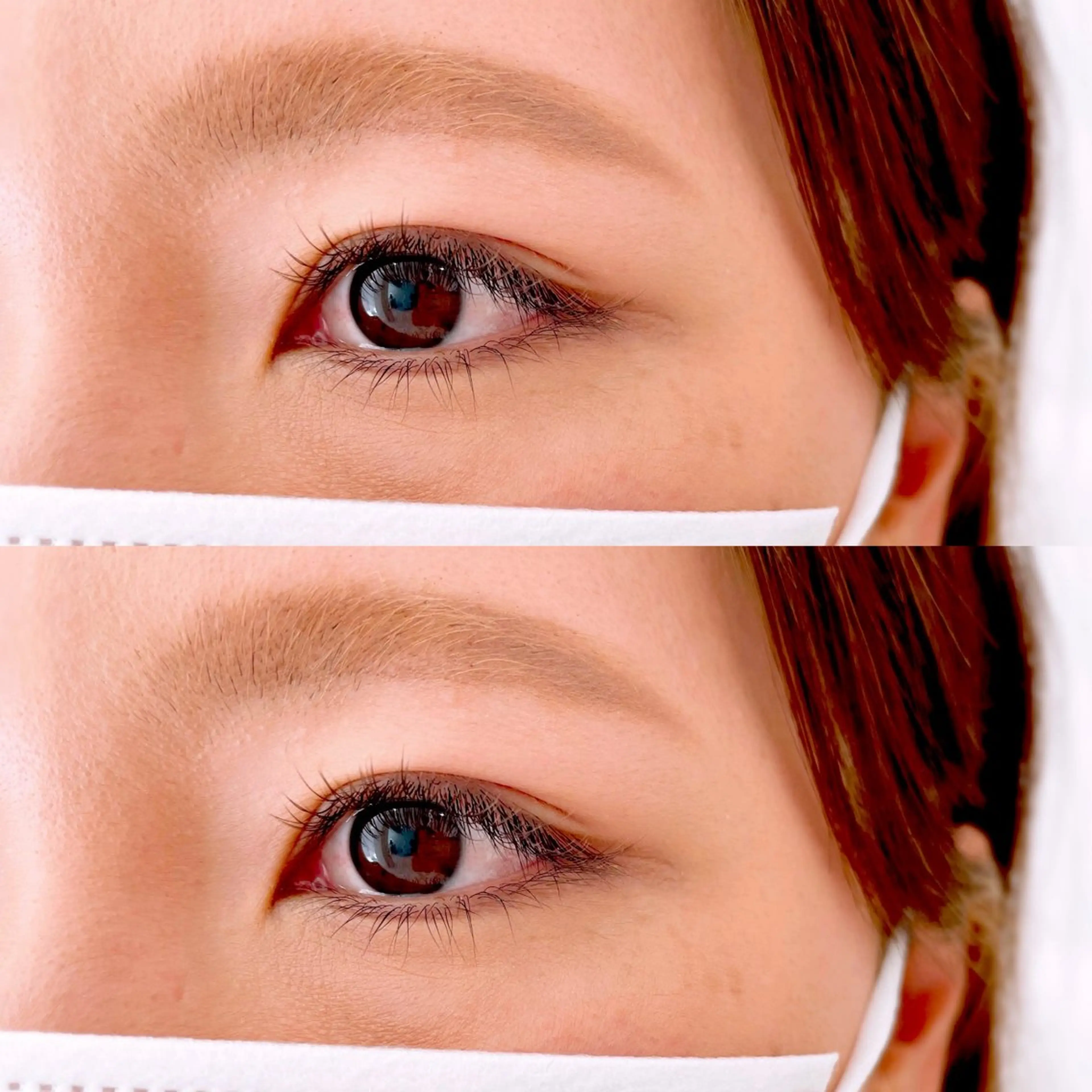 マツエク・マツパ カラーマツエク フラットラッシュ Jカール ナチュラル 《eye/bro》 れいか🌼東村山のマツエク・マツパデザイン