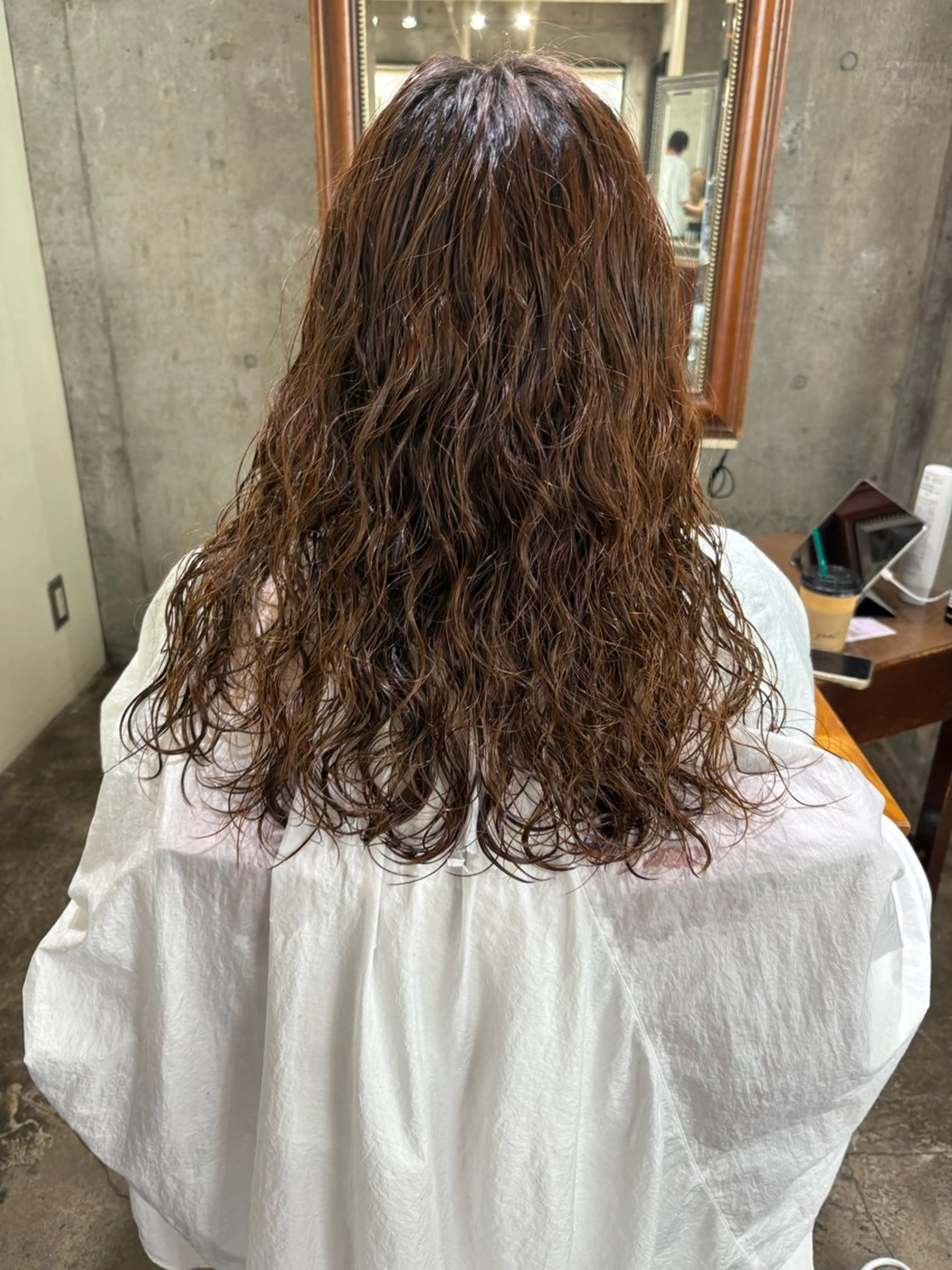セミロング メンズパーマ/暖色 tsugu💞のヘアスタイル